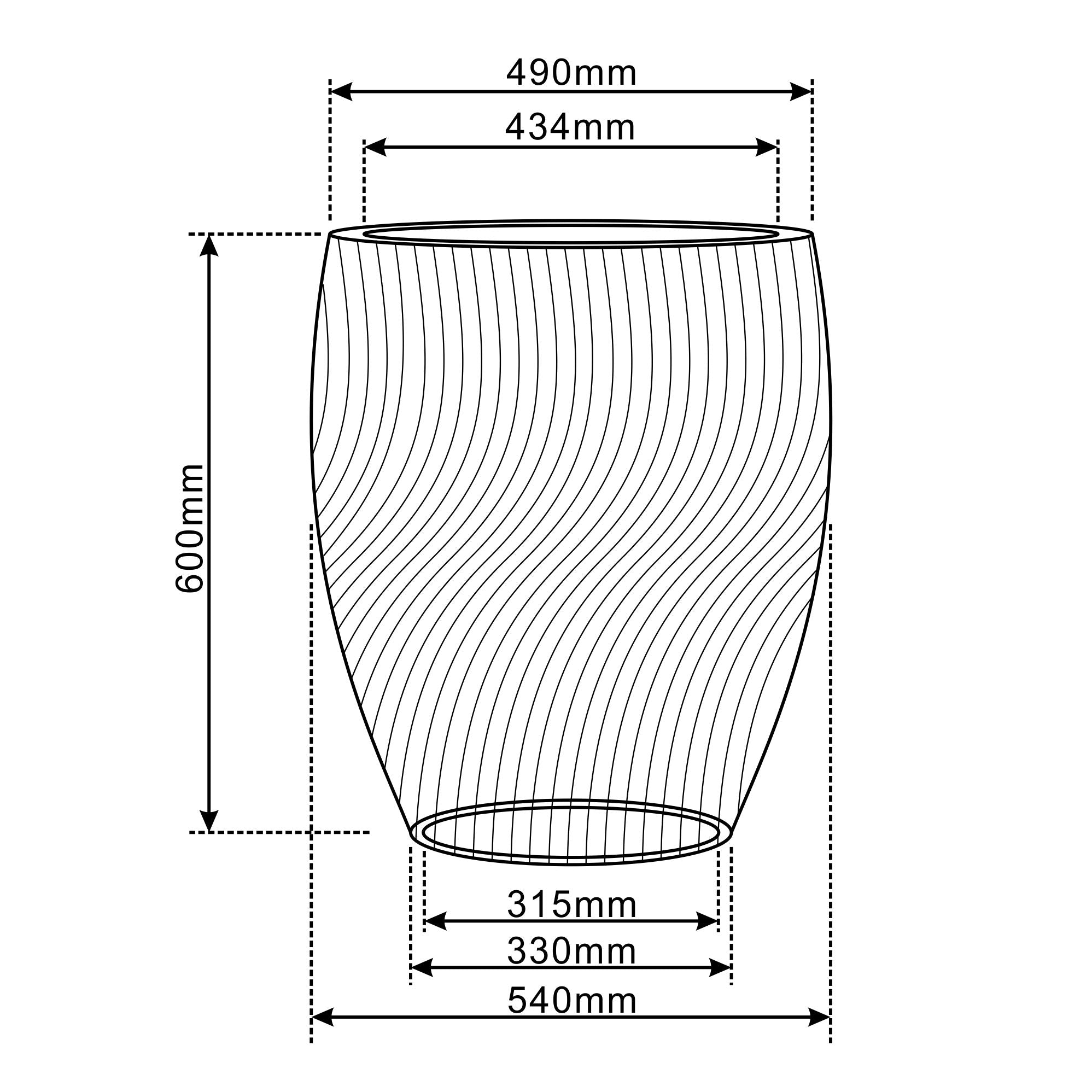 Betonový květináč Solstice - Světle šedá