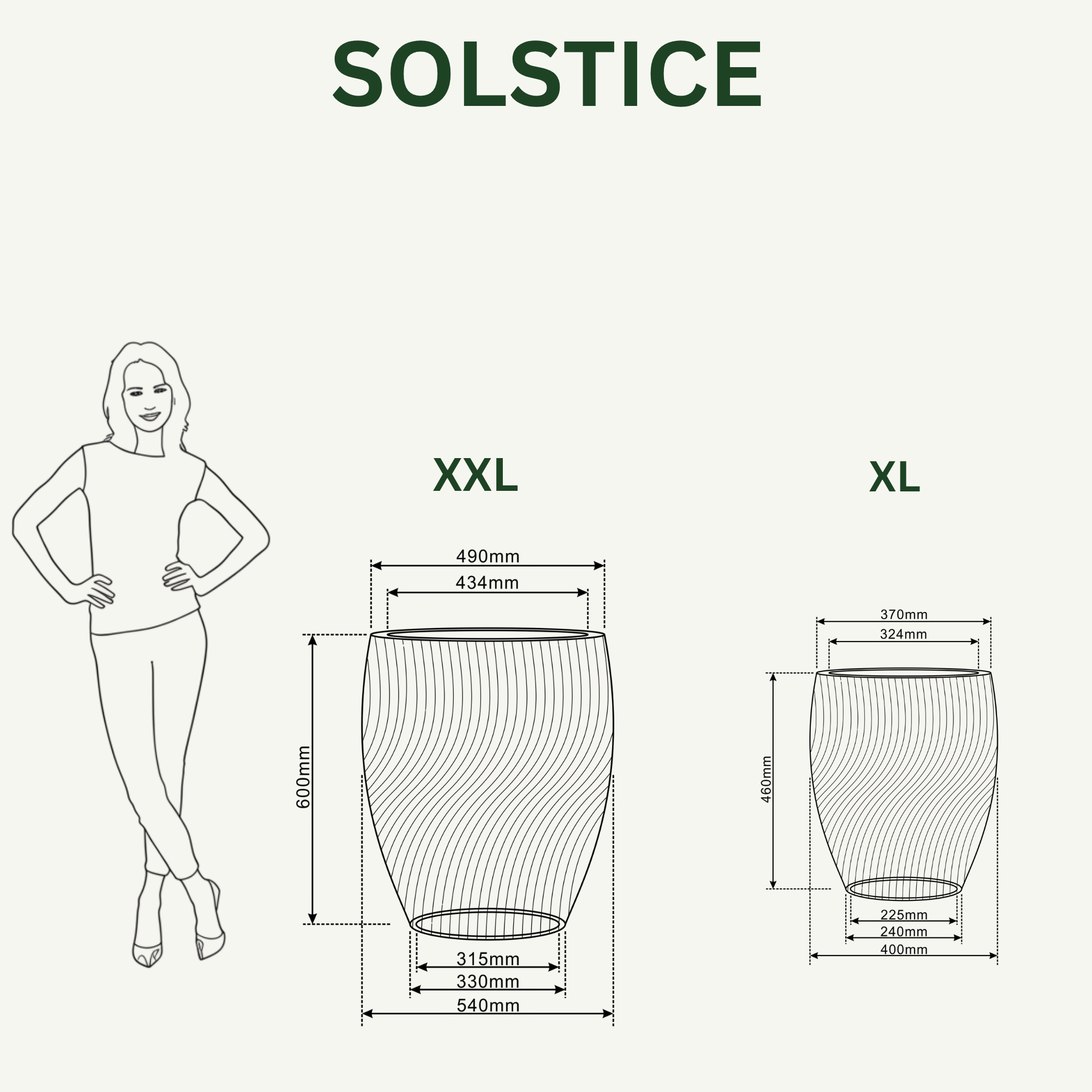 Keramický květináč SOLSTICE tmavě zelená – styl Provence, robustní a elegantní
