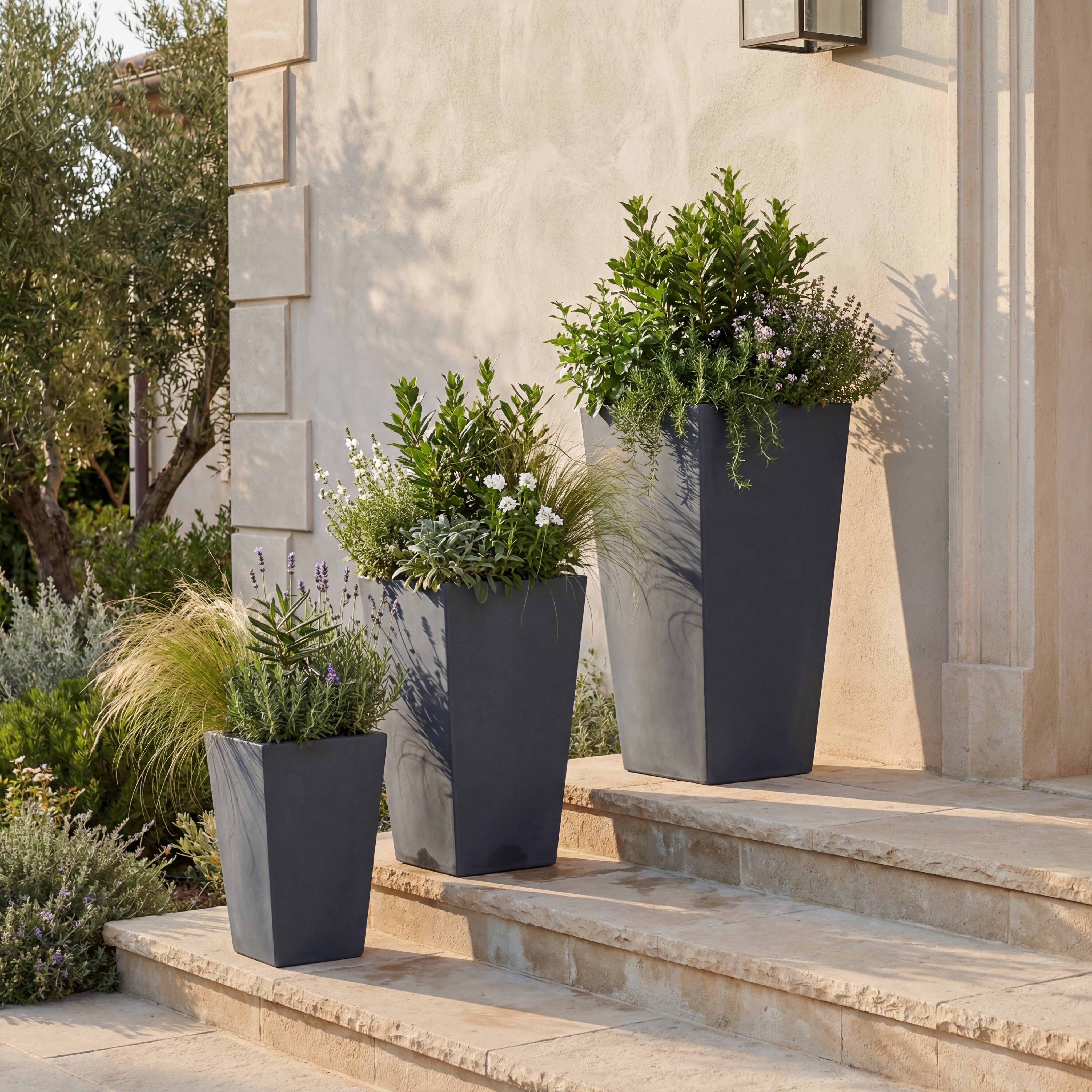 Betonový květináč AERIS - doplňující náhled