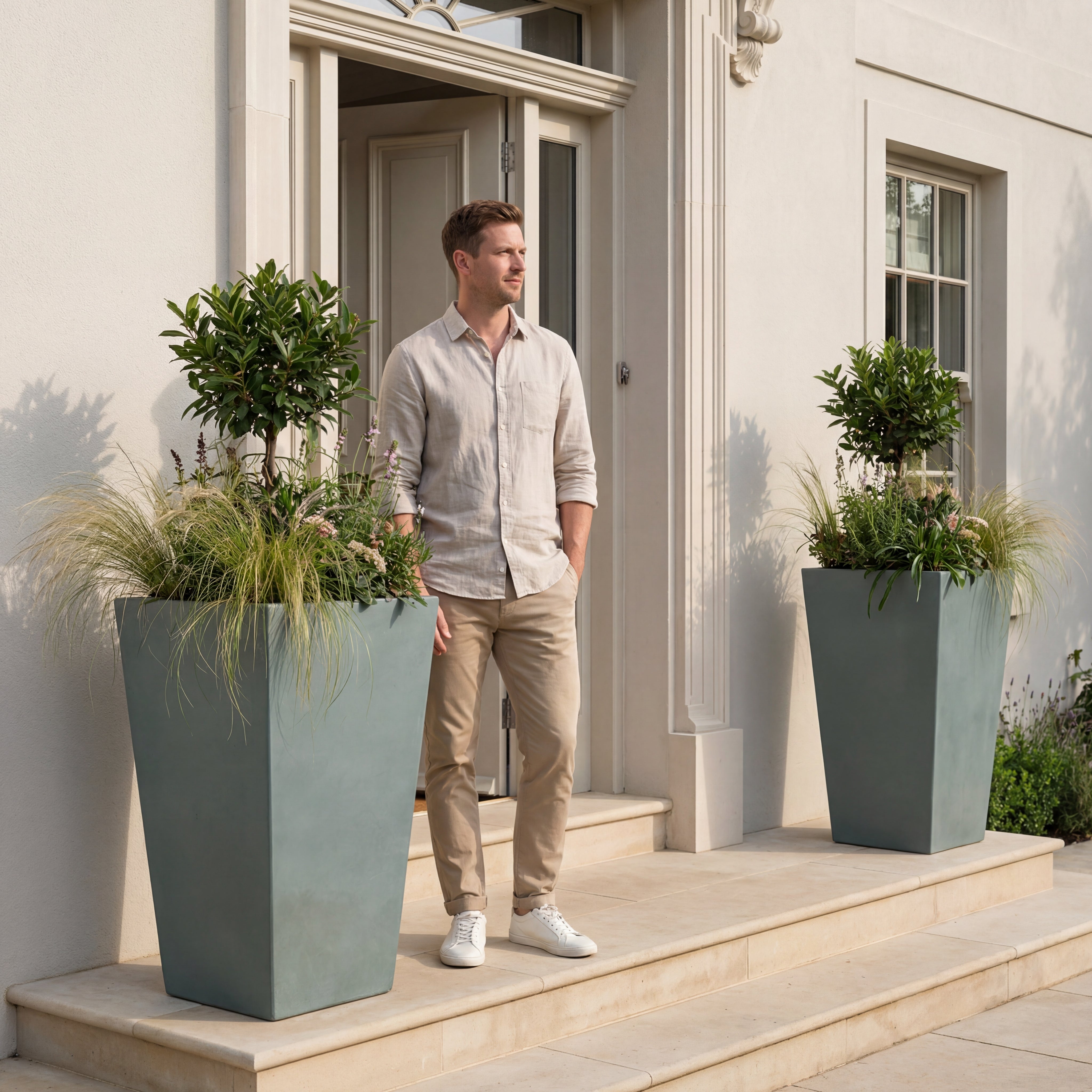 Betonový květináč AERIS - doplňující náhled