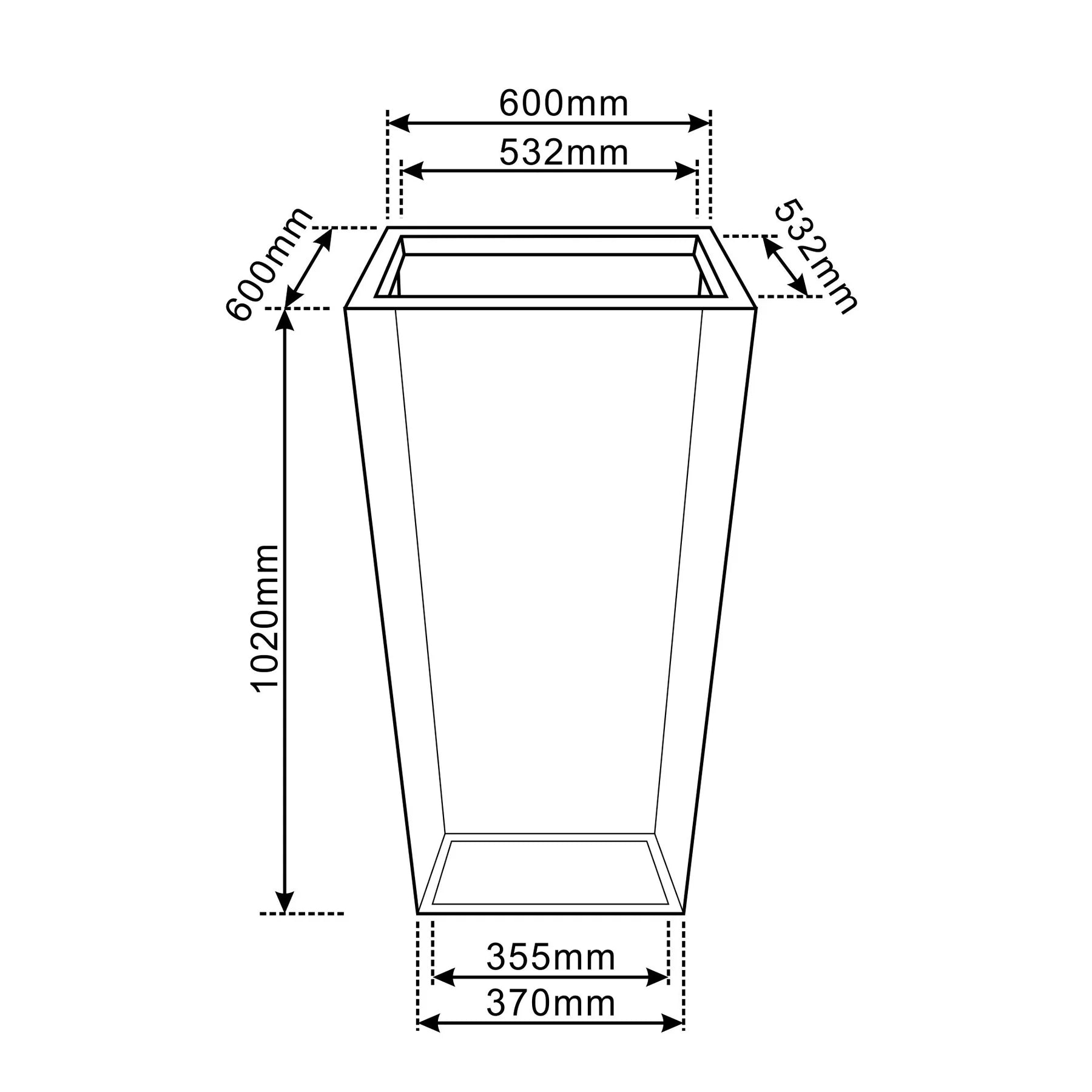 AERIS tmavě zelená terakotový květináč – Provencelia, pro zahradu a terasu