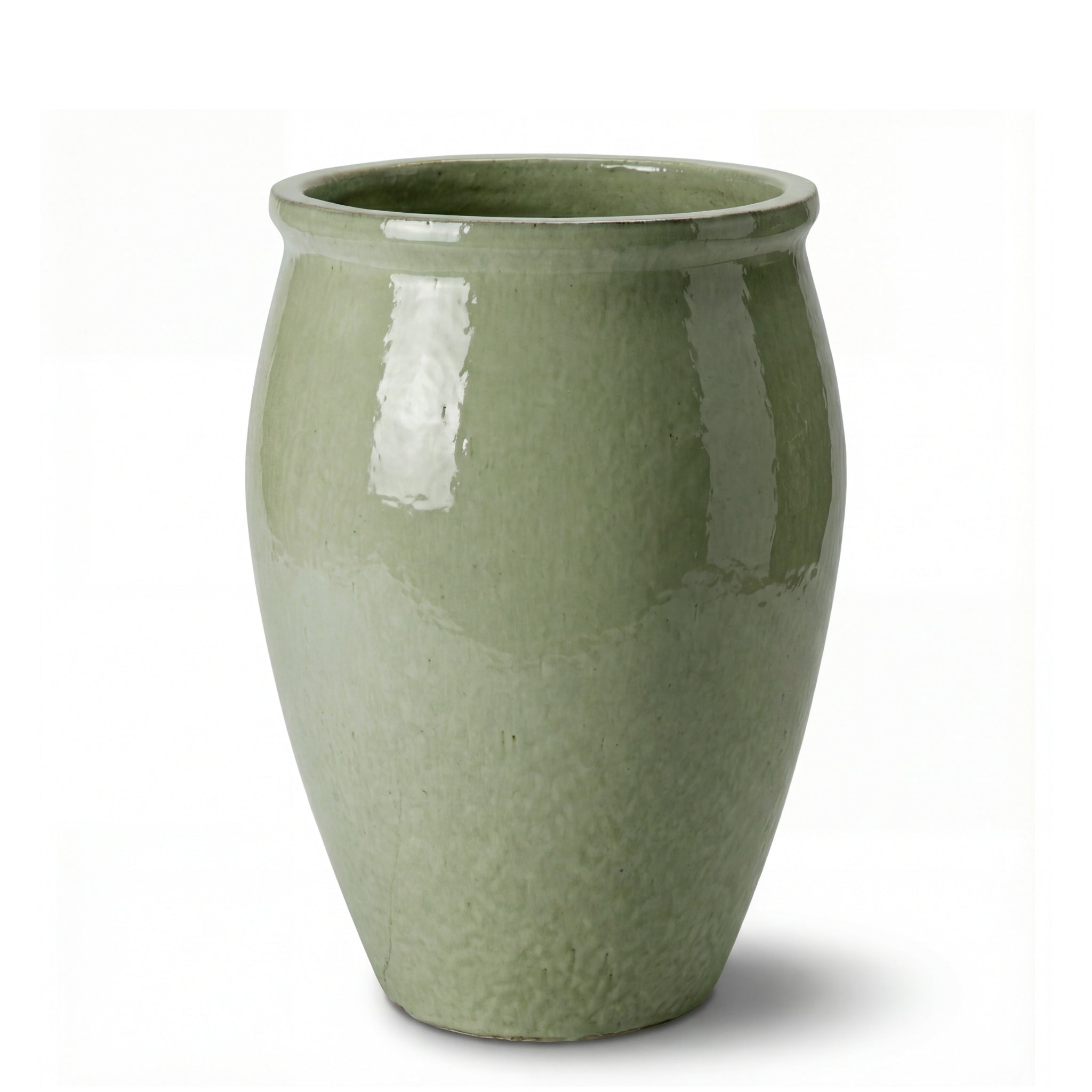 Keramický kvetináč BACCHUS - Azúrovo modrá