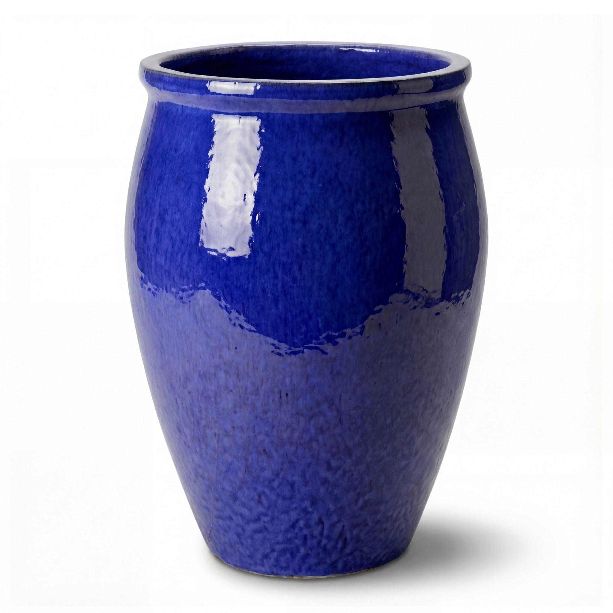 Keramický kvetináč Majorelle modrá XXL – Bacchus, glazovaný, mrazuvzdorný