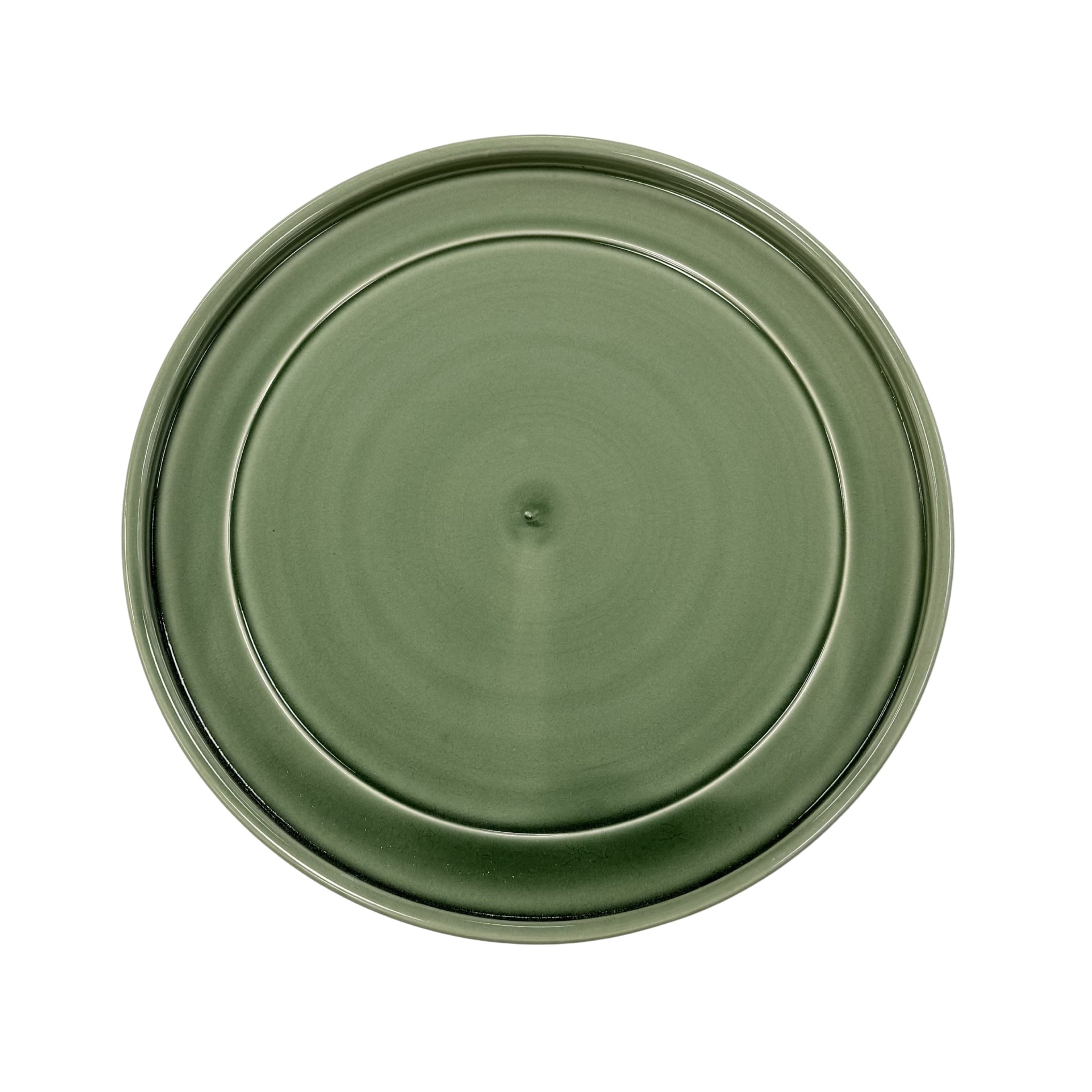 Podmiska pod květináč - Zelená