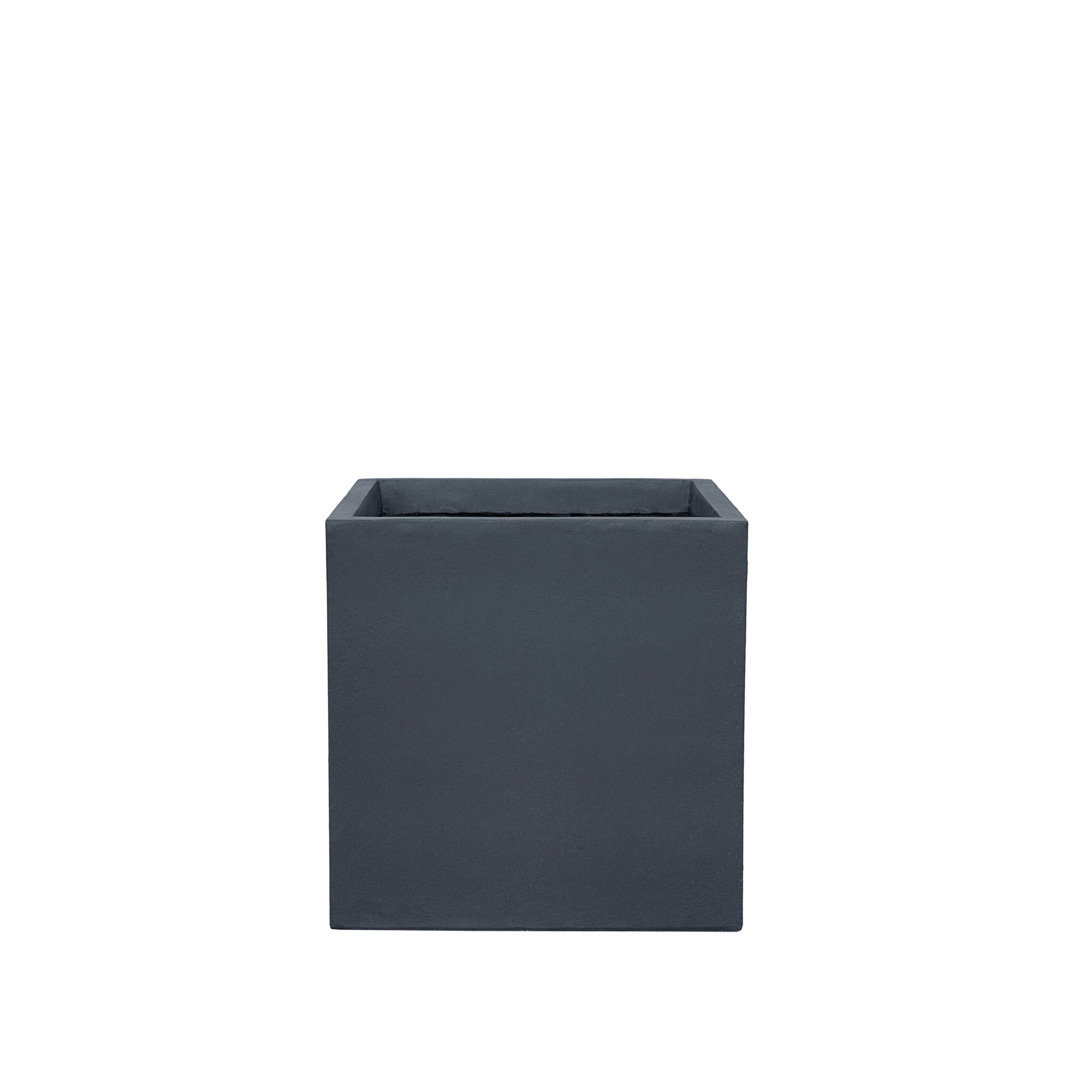Betonový květináč Kubix - Tmavě šedá