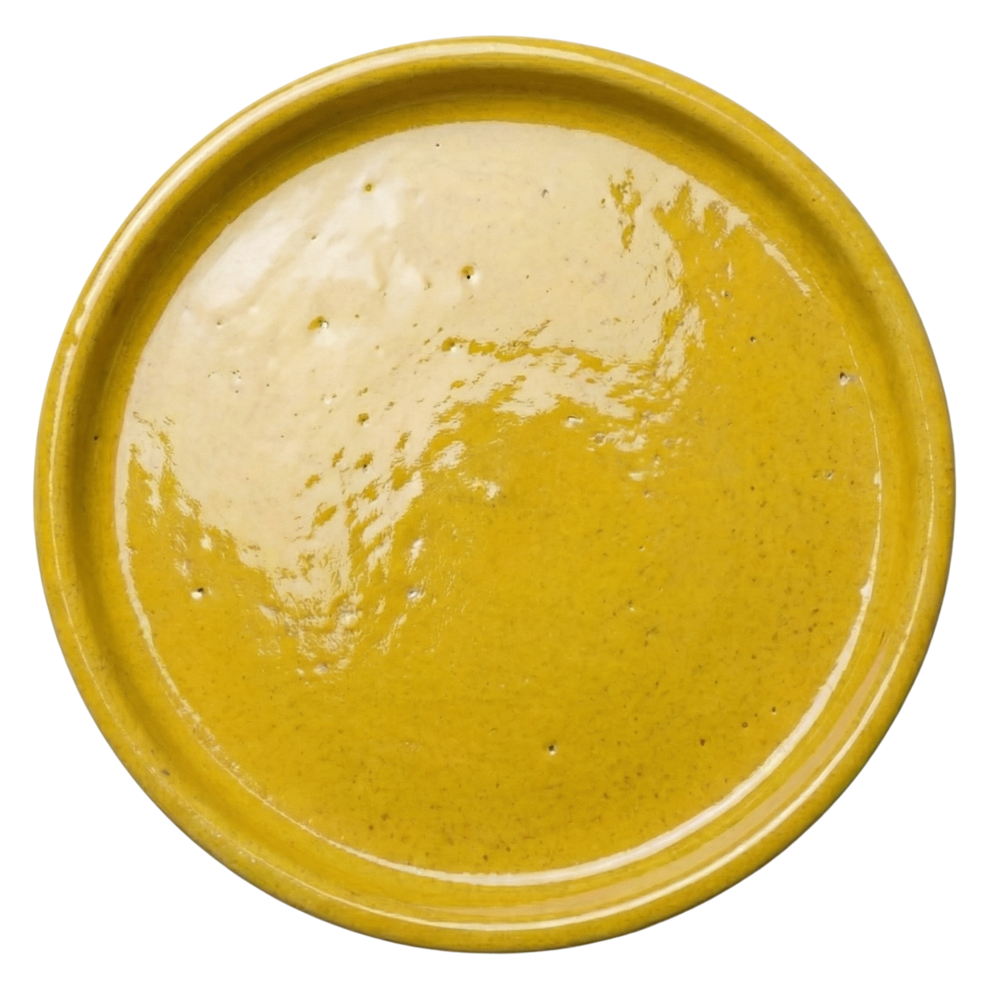 Podmiska pod kvetináč – Žltá