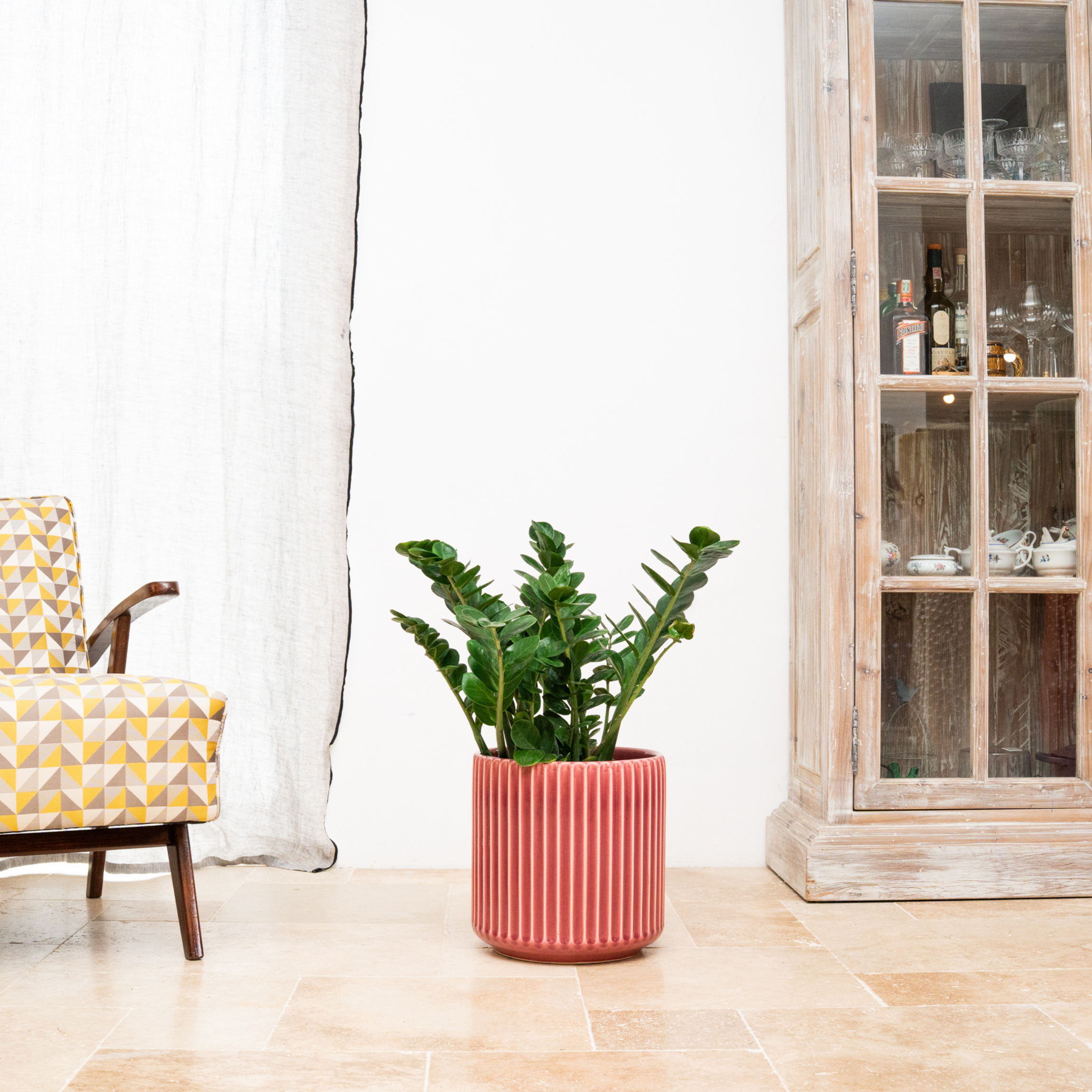 Keramický kvetináč London – Ružový