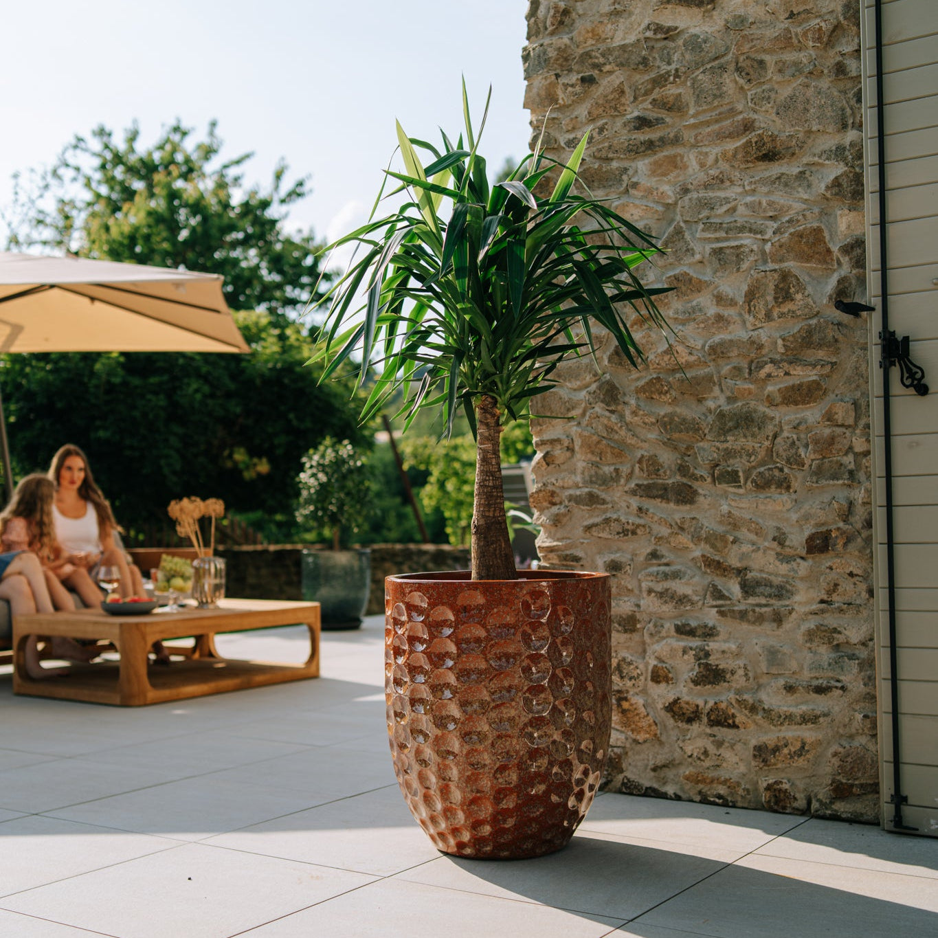 Keramický kvetináč Merovee –Oranžová