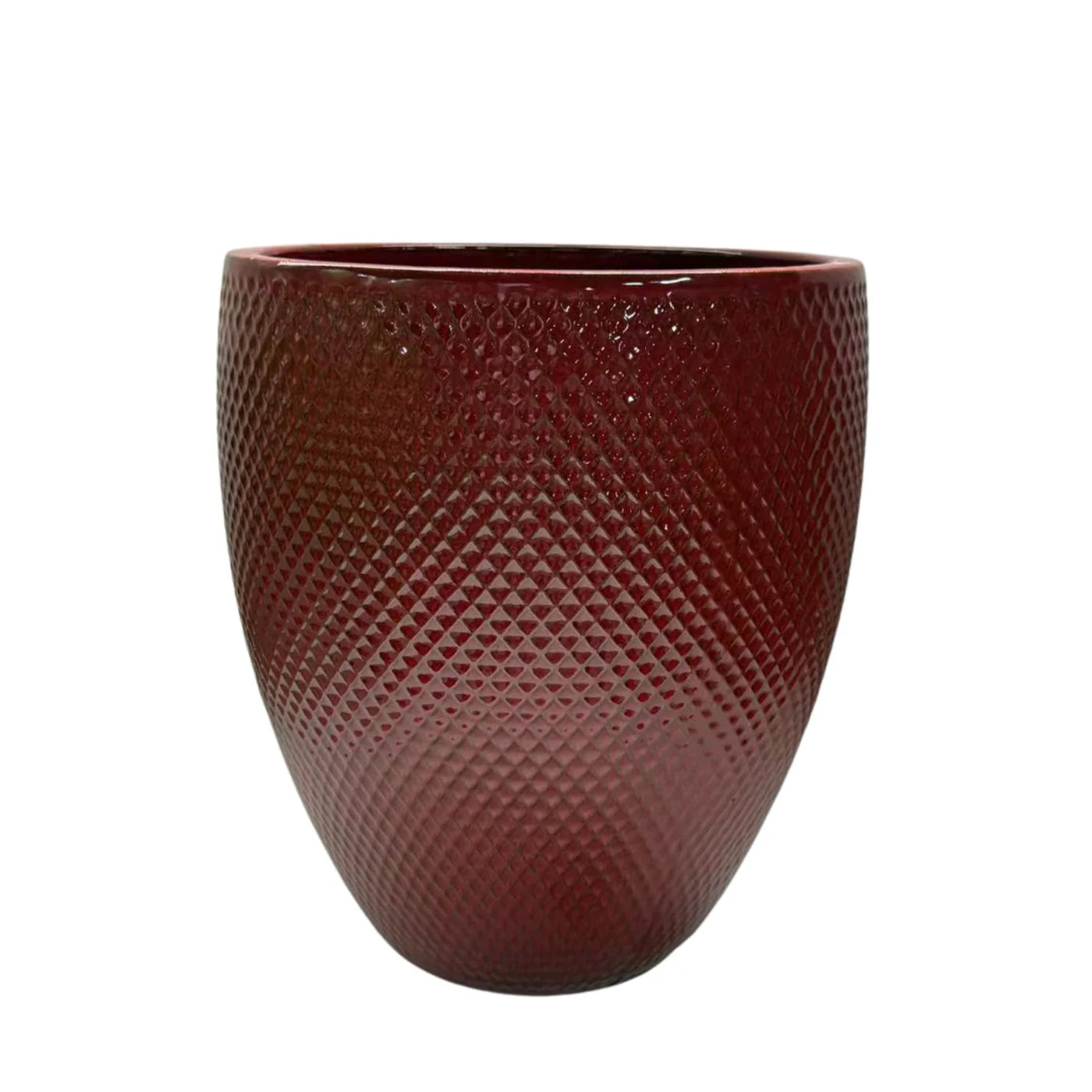 Keramicky kvetináč Signac - Cisárska červená