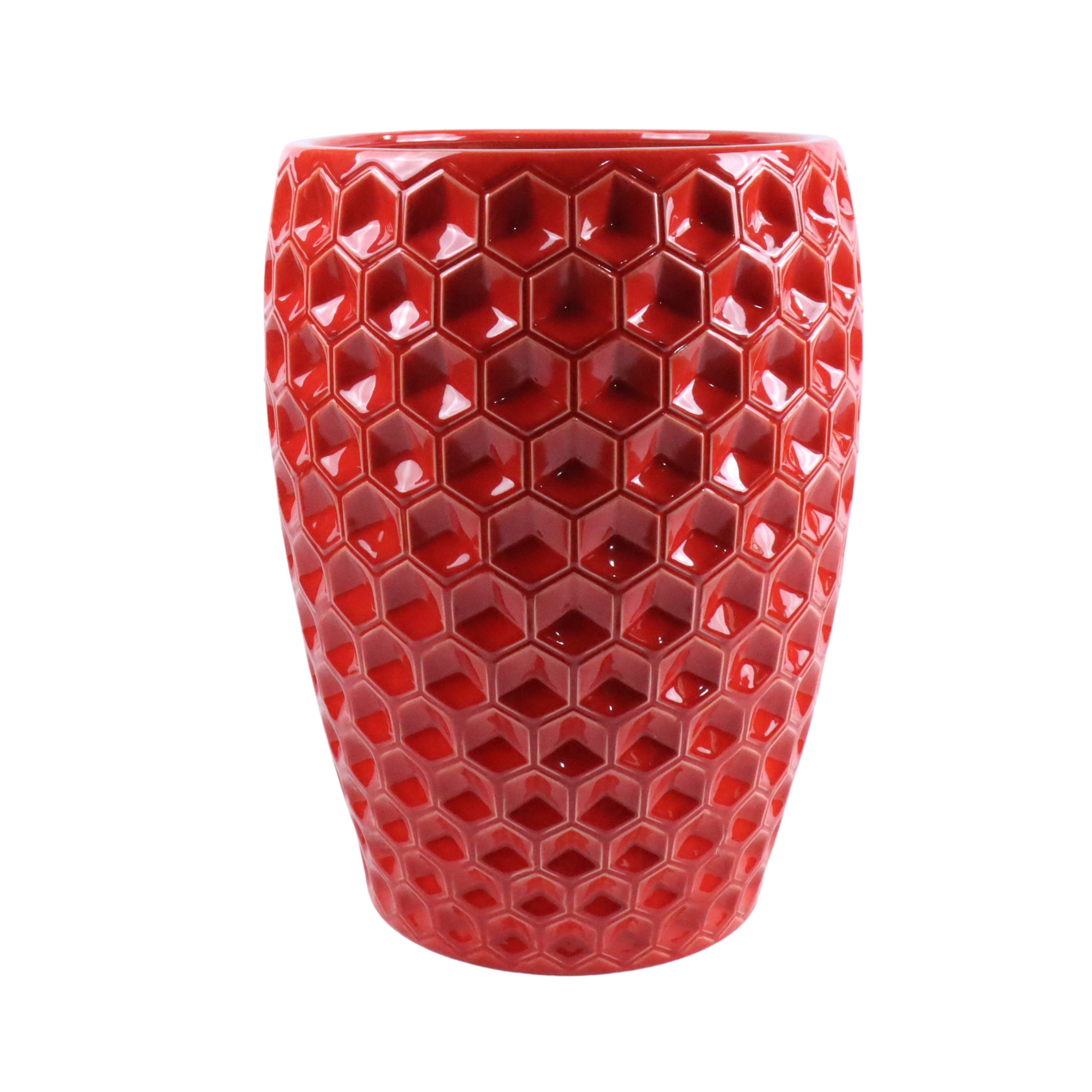 Keramický kvetináč Versaille – červený