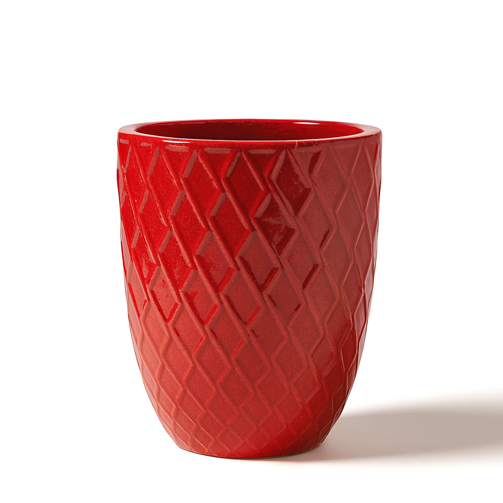 Keramický kvetináč Zeus - svetlomodrý