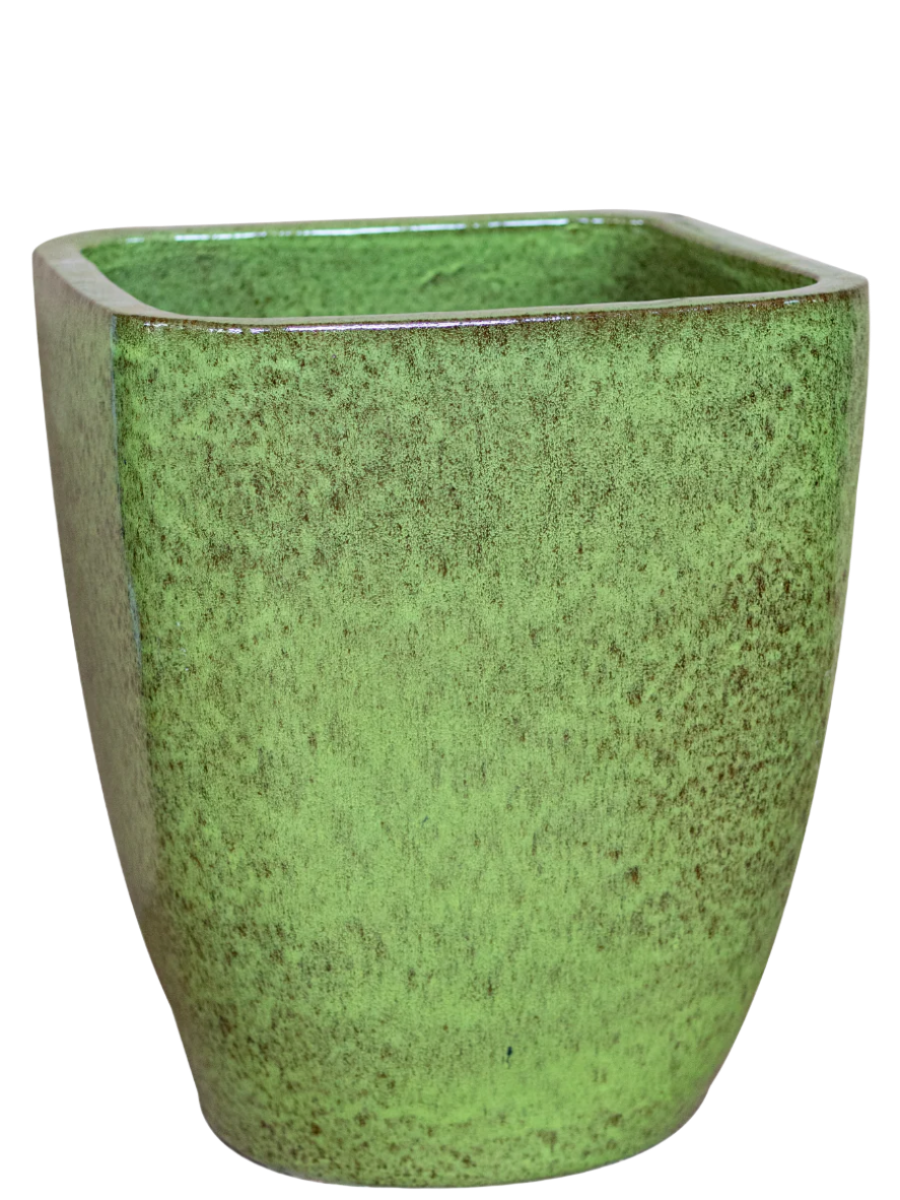 Keramický květináč VAUBAN - Podzimní zelená - Provencelia.cz