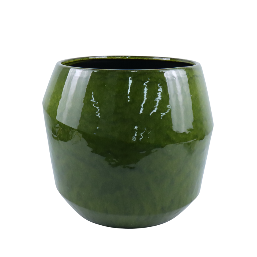 Keramický kvetináč Monaco – Zelený