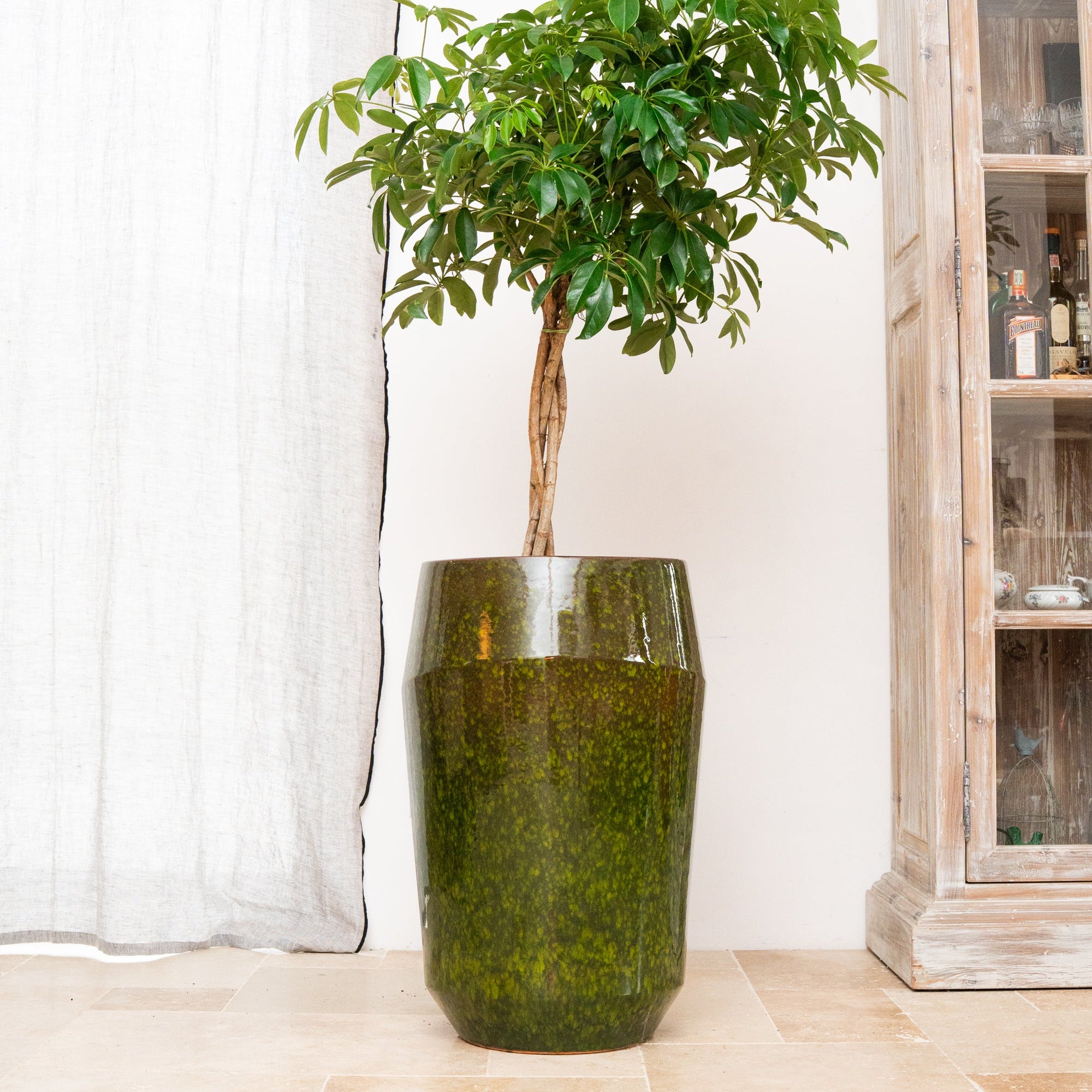 Keramický kvetináč Monaco – Zelený