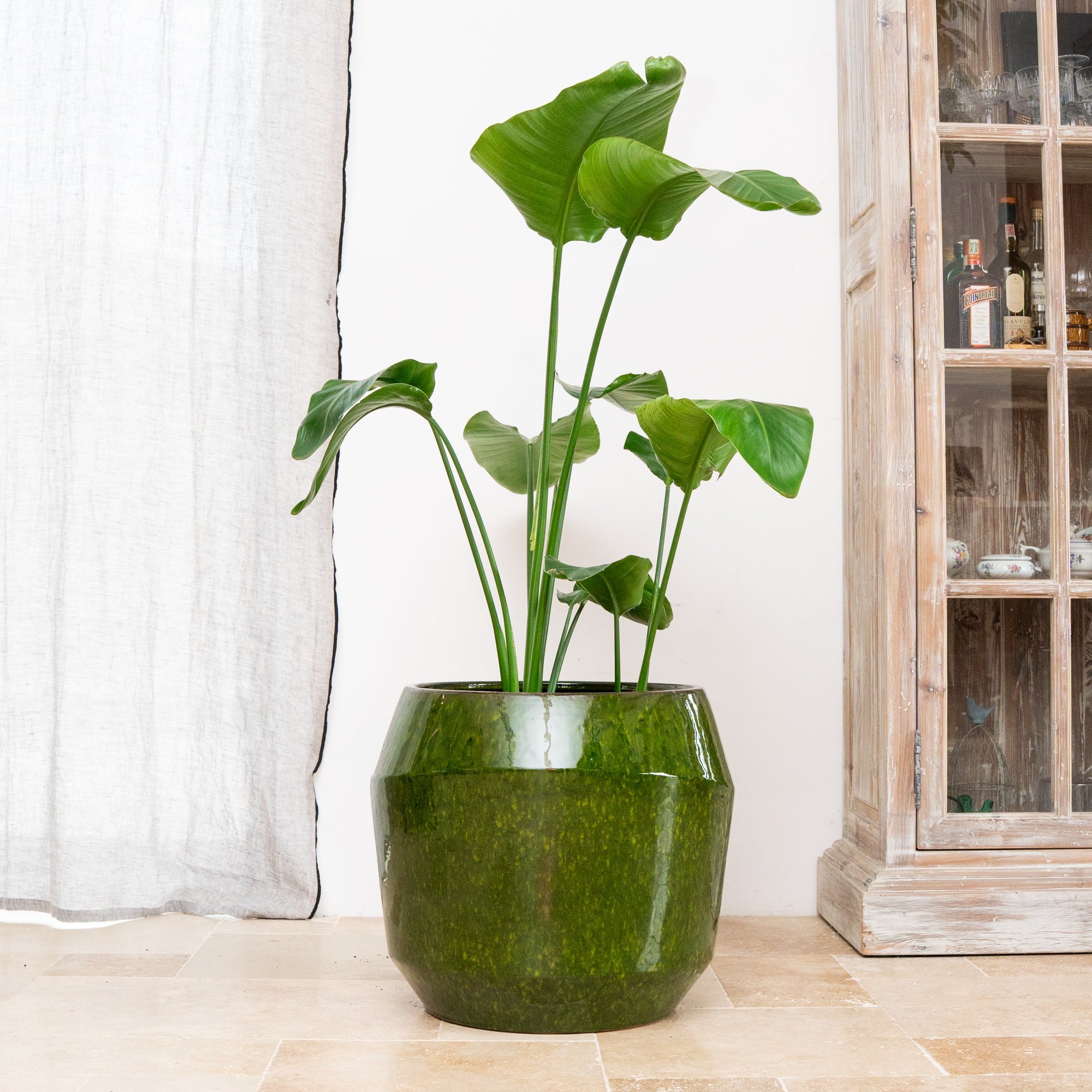 Provencelia MONACO Zelený – prémiový keramický kvetináč, nadčasový dizajn