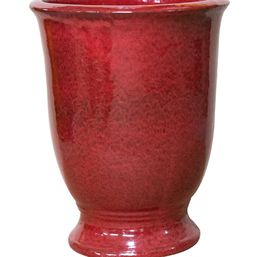 Keramický kvetináč Arthur - Tropická červená