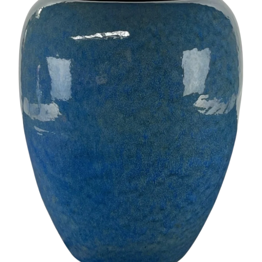 Keramický kvetináč Galiee - Morská modrá.
