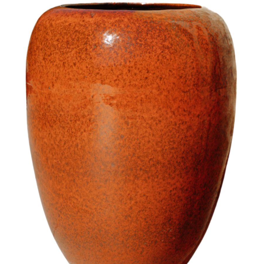 Keramický kvetináč Galiee - Jesenná oranžová