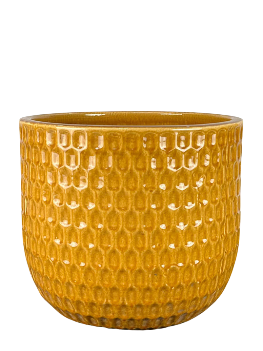 Keramický kvetináč Neptune - Medový