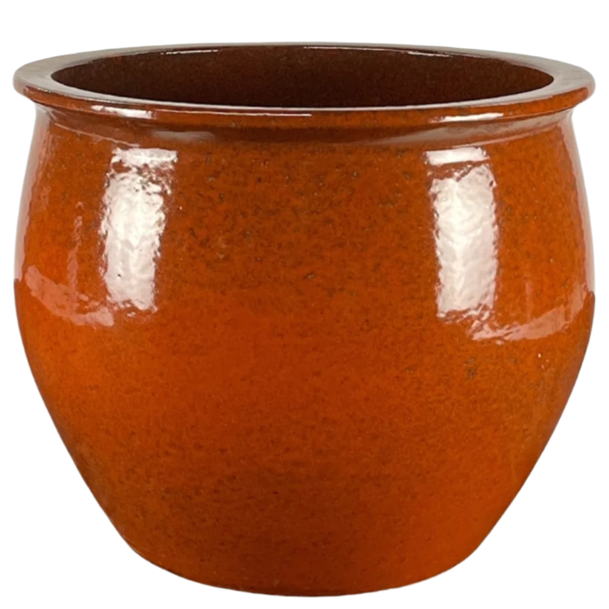 Keramický kvetináč Newton - Jesenne oranžová