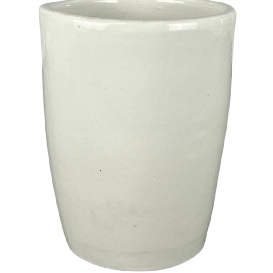 Vysoký keramický kvetináč Platon – Biely