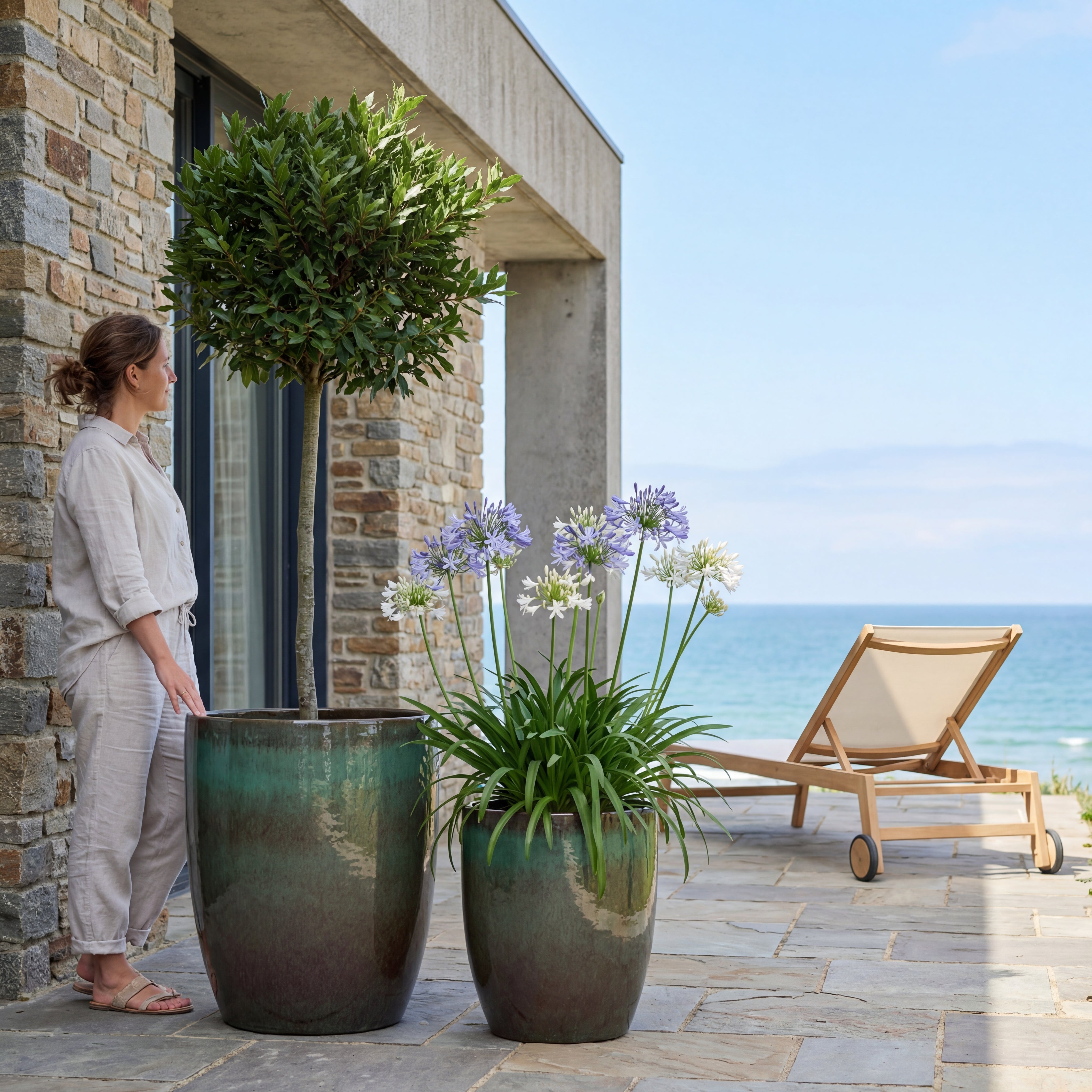 Keramický květináč MAZARIN - doplňující náhled