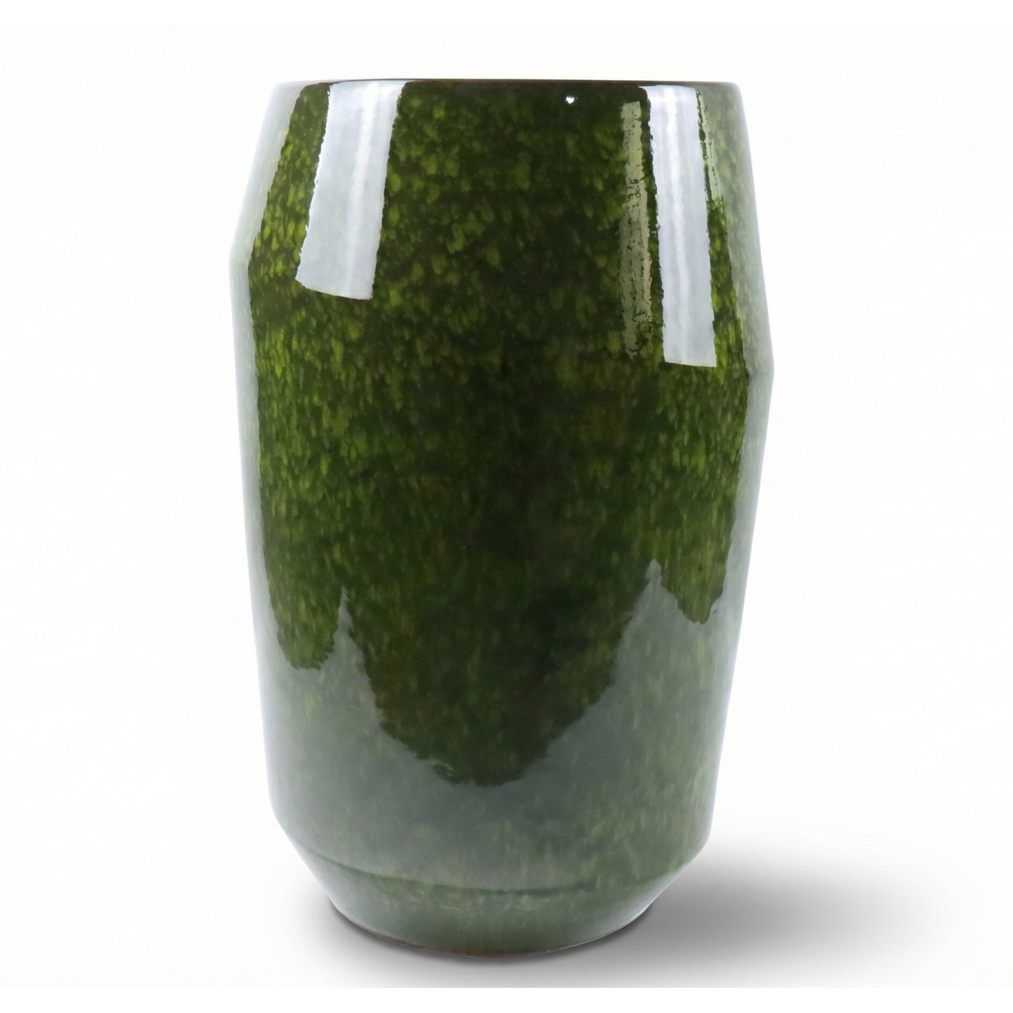 Provencelia kvetináč MONACO Zelený – glazovaná terakota, štýl Anduze