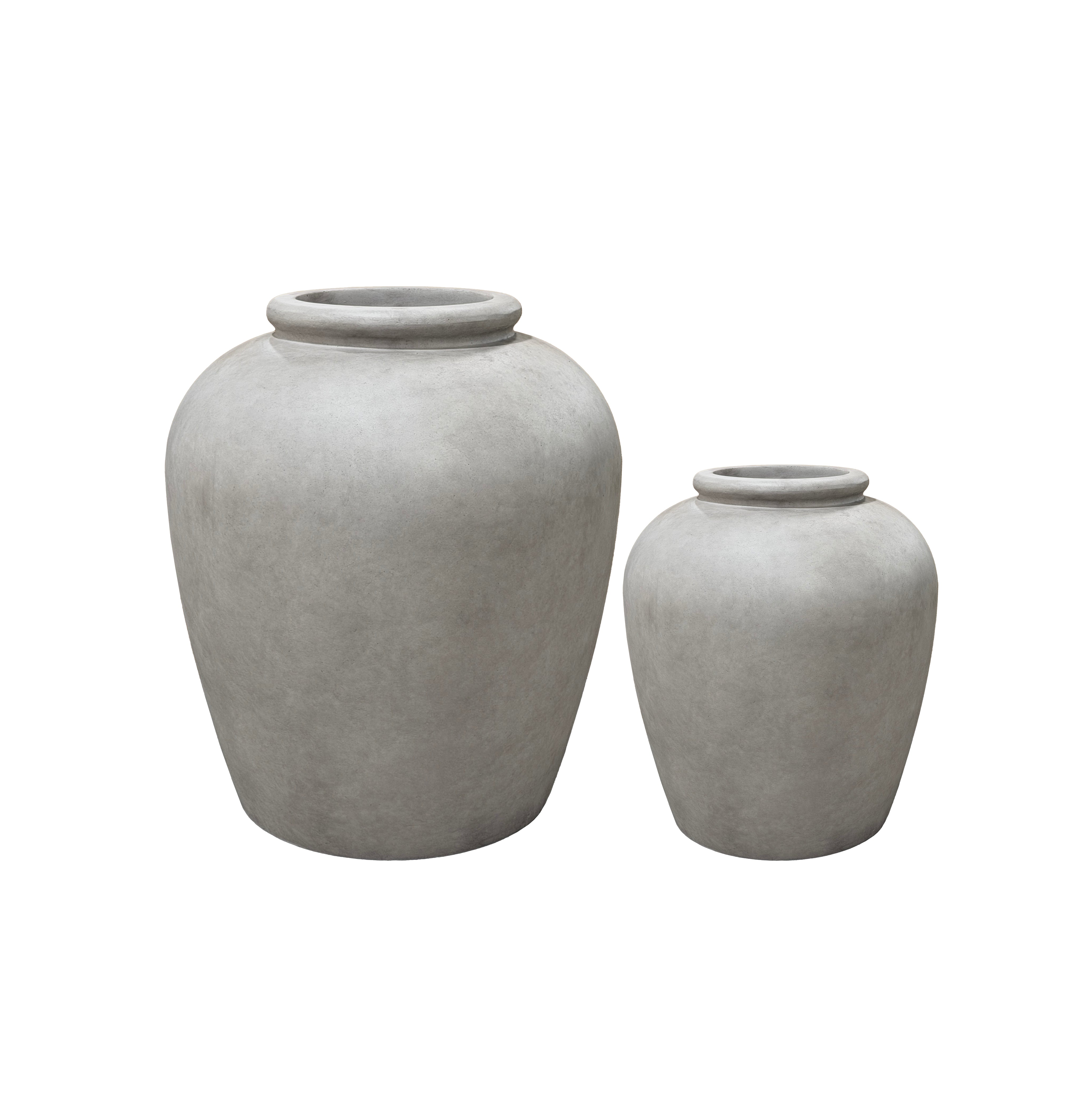 Betónový kvetináč Origin - Hmlisto sivá