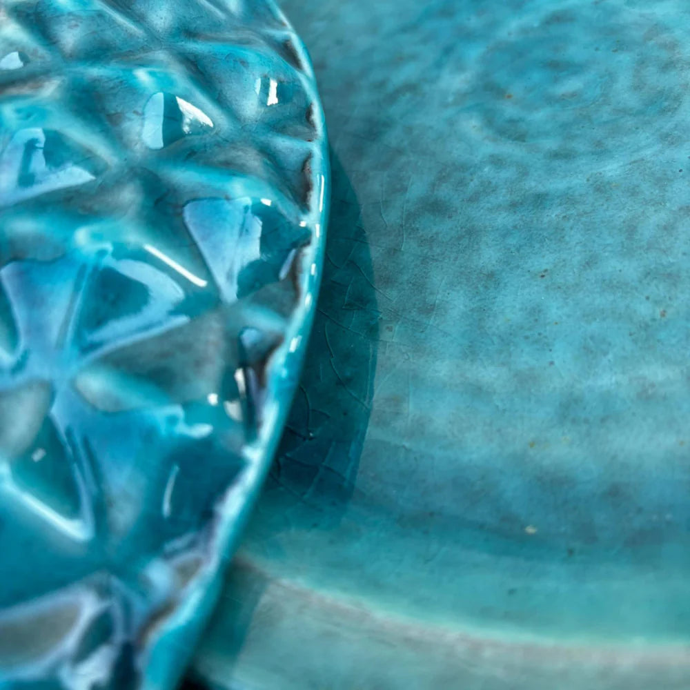 Podmiska pod kvetináč - Tyrkysová