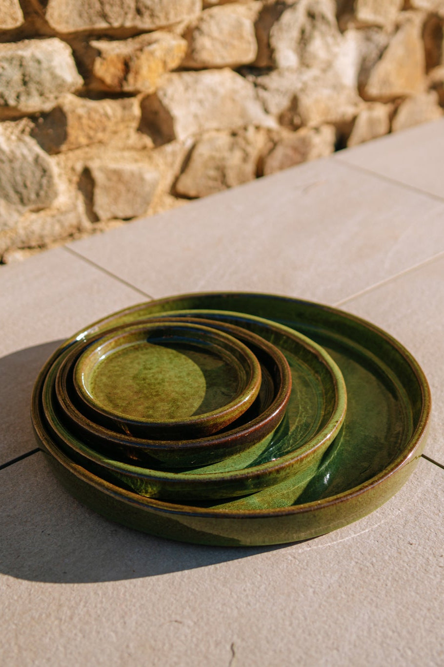 Podmiska pod kvetináč - Tropická zelená