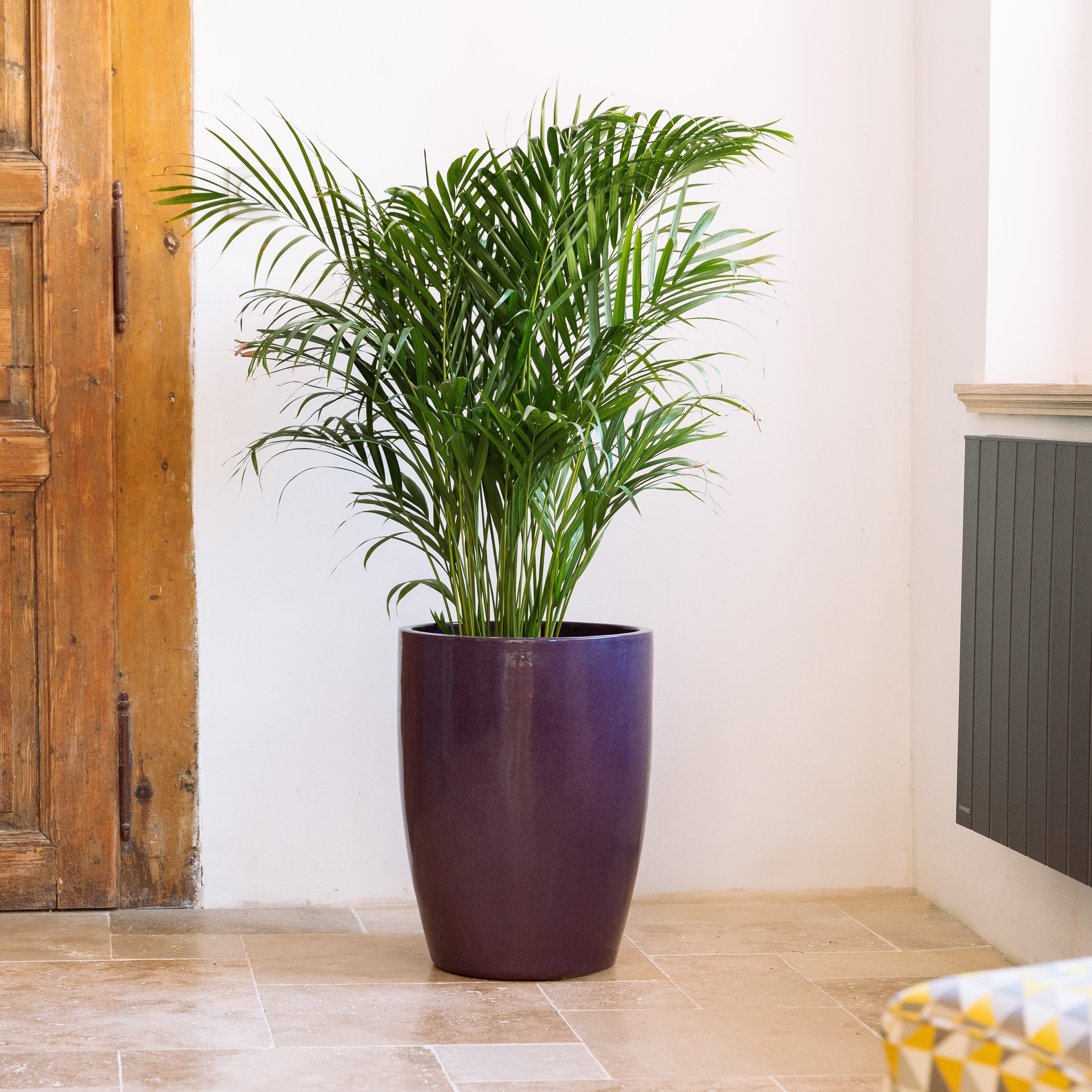 Vysoký keramický kvetináč Platon – fialový