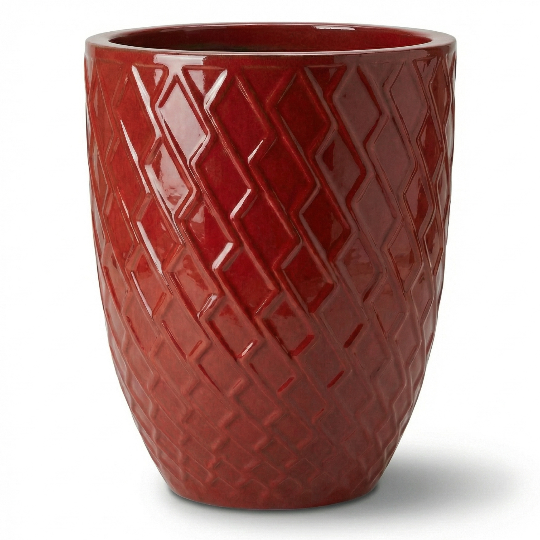 Keramický kvetináč Zeus - svetlomodrý