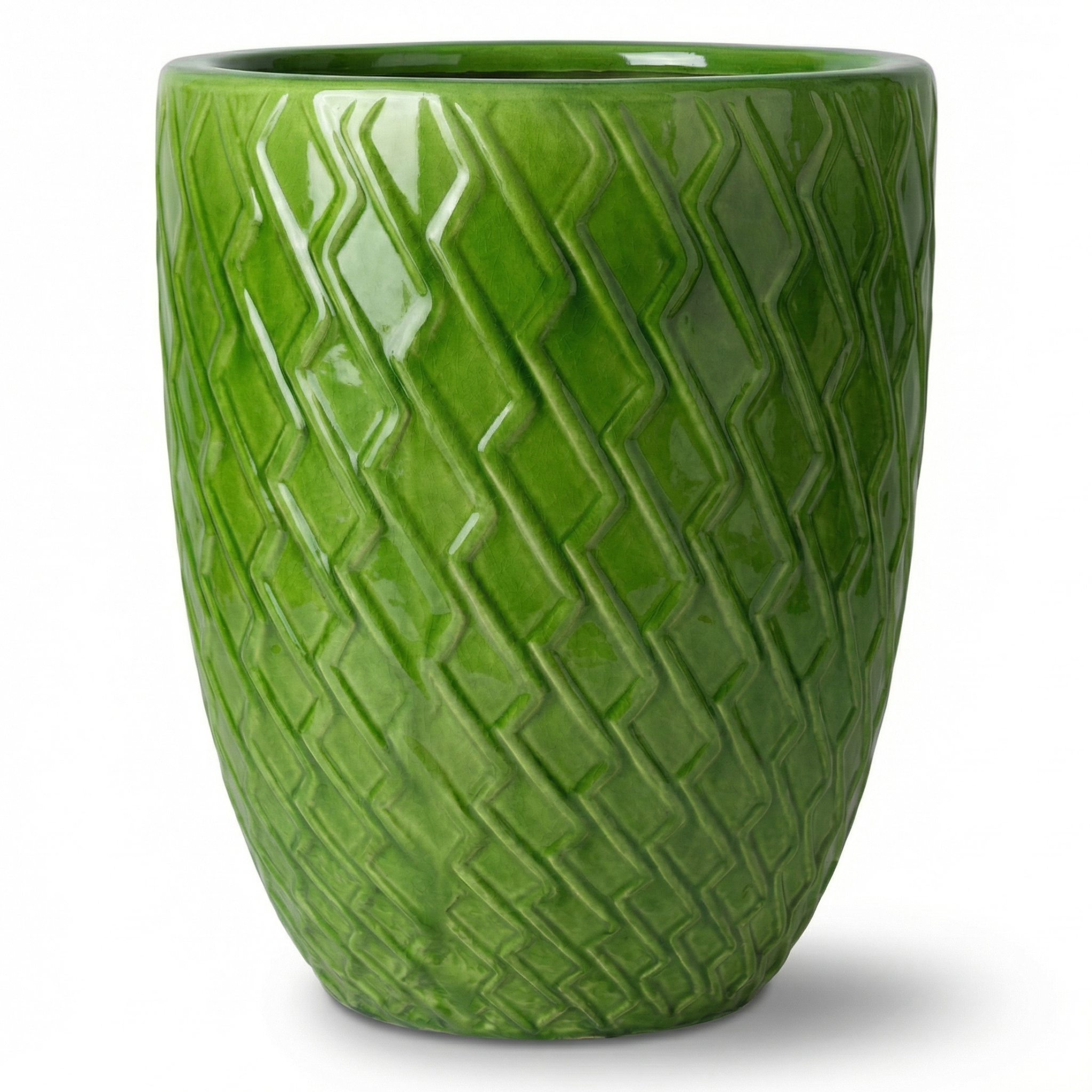 Keramický kvetináč Zeus - svetlomodrý