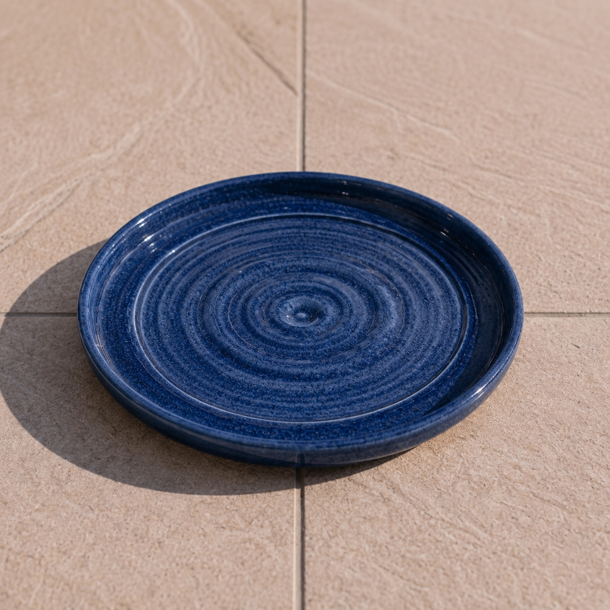Podmiska pod kvetináč – Polnočná Modrá (Ø 16–49 cm)