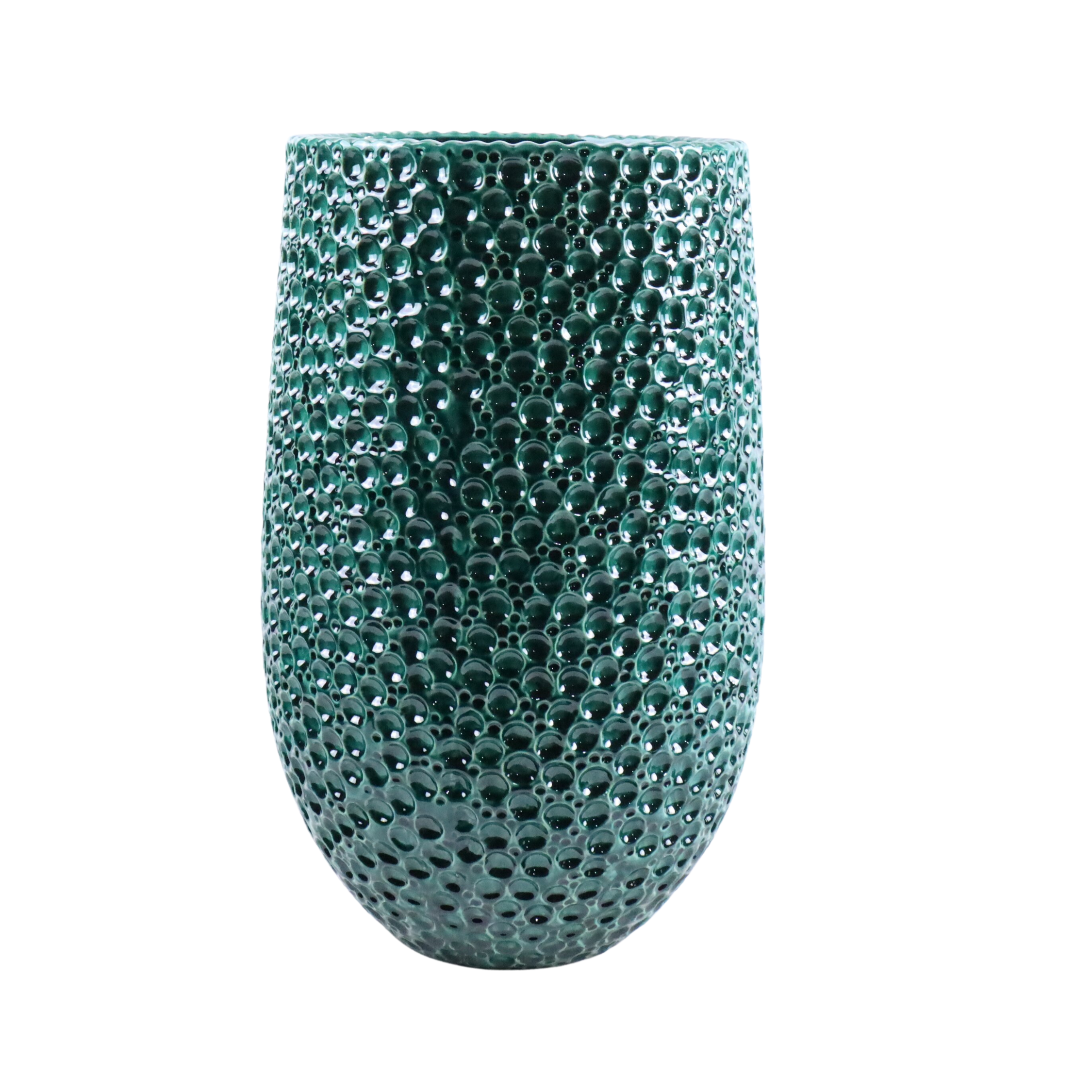 Keramický kvetináč Paris – Tmavozelená