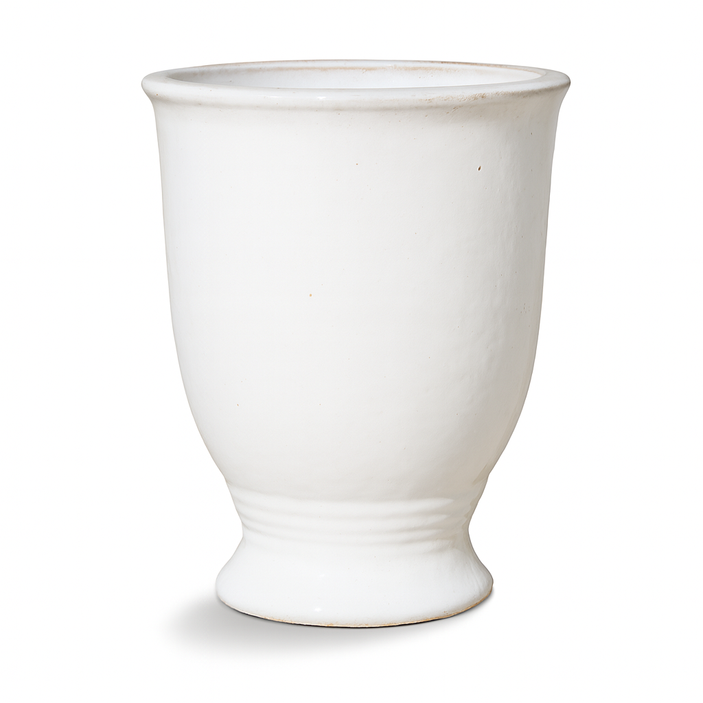 Keramický kvetináč Arthur - Biely