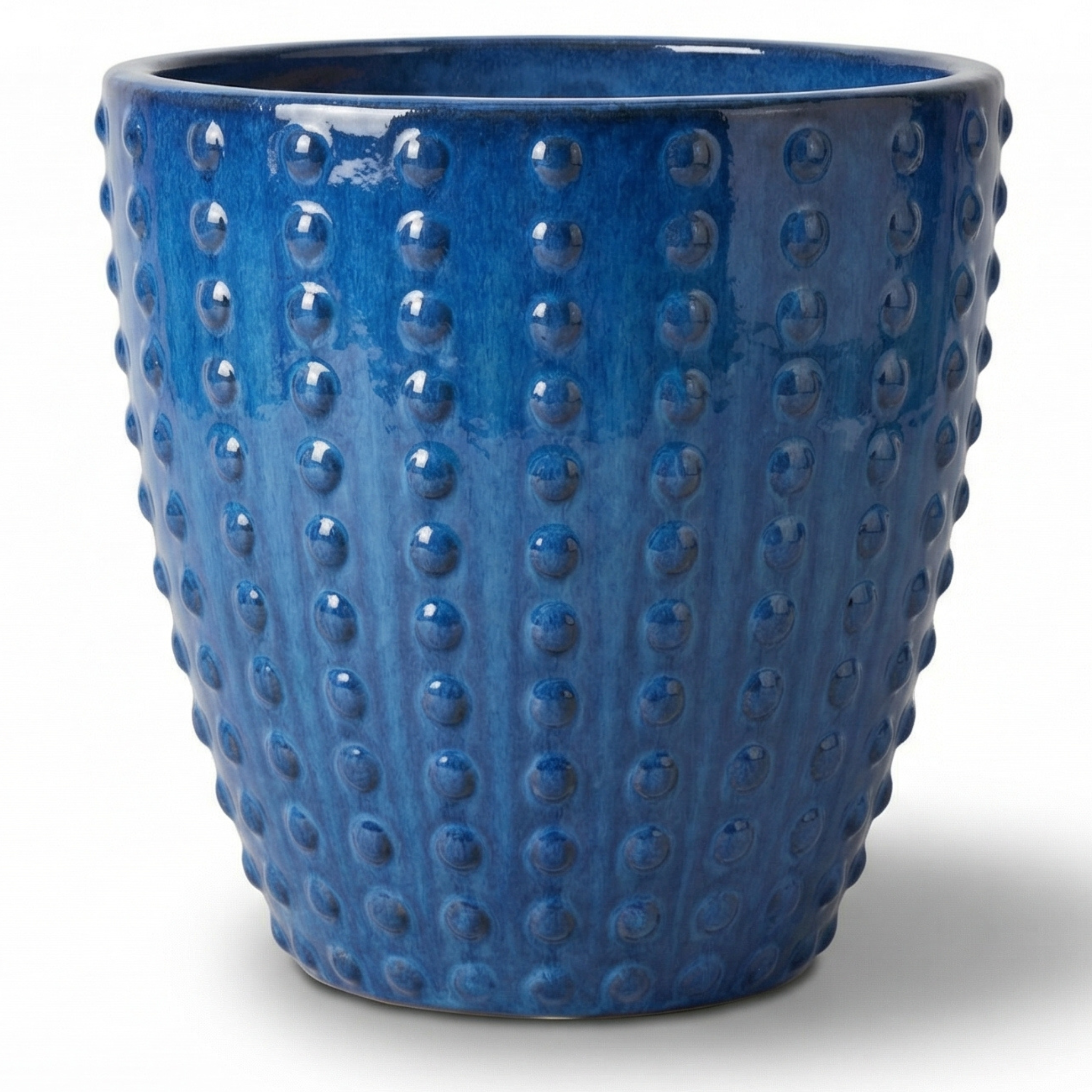 Keramický kvetináč ATTILA antická modrá – Provencelia, ručne vyrábaný, mrazuvzdorný