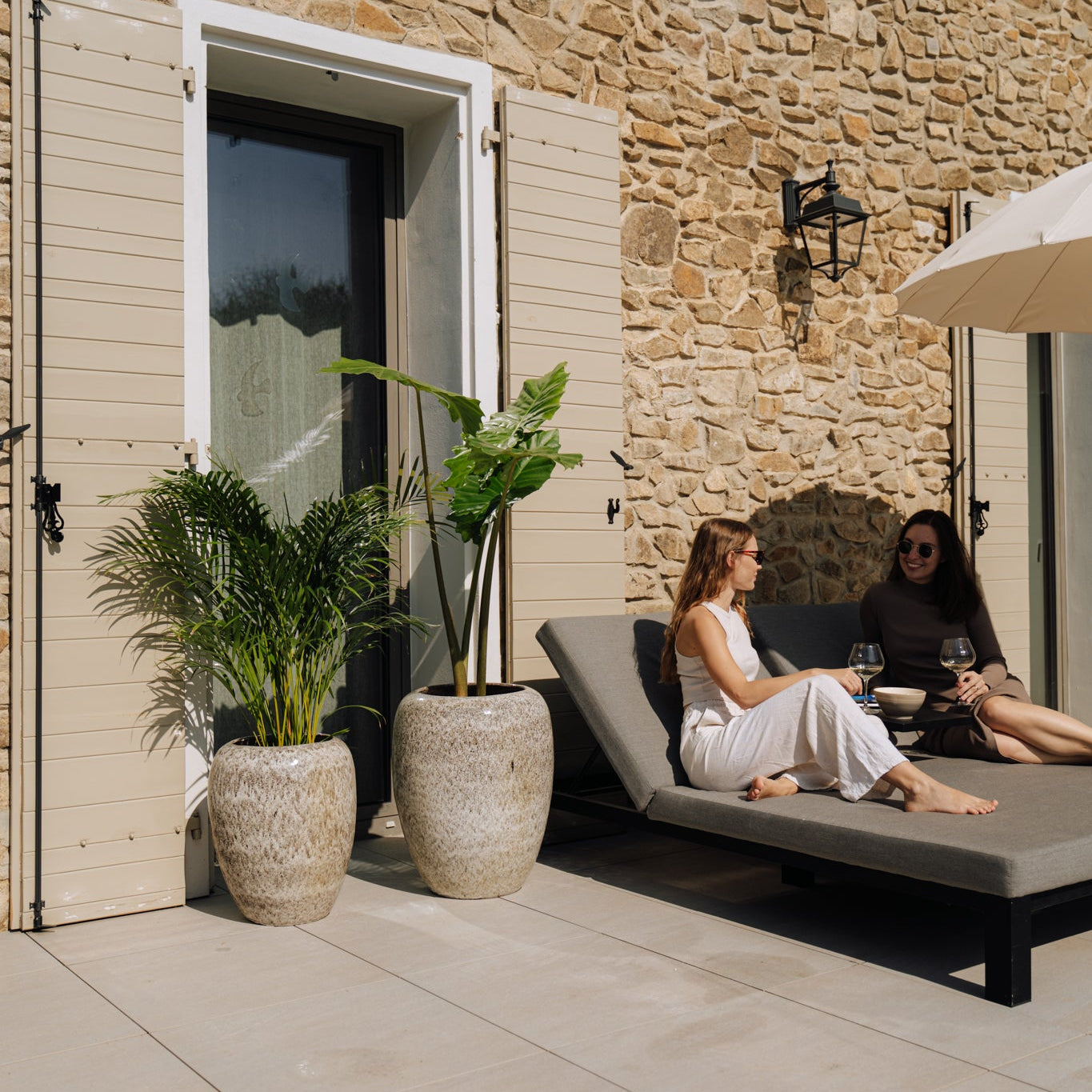 keramicky kvetinac galilee bily - Provencelia.cz