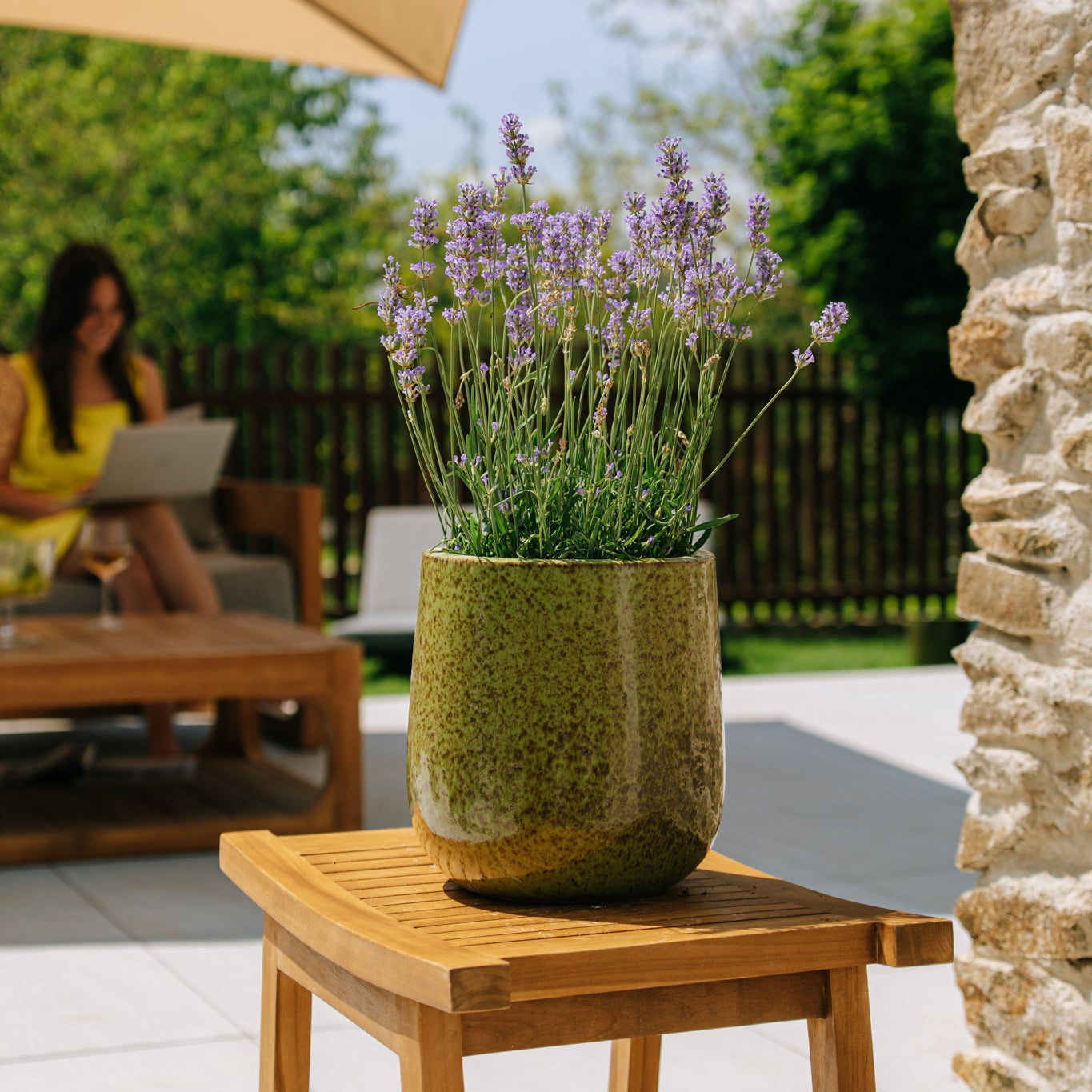 Keramický kvetináč Diane - Jesenná Zelezná