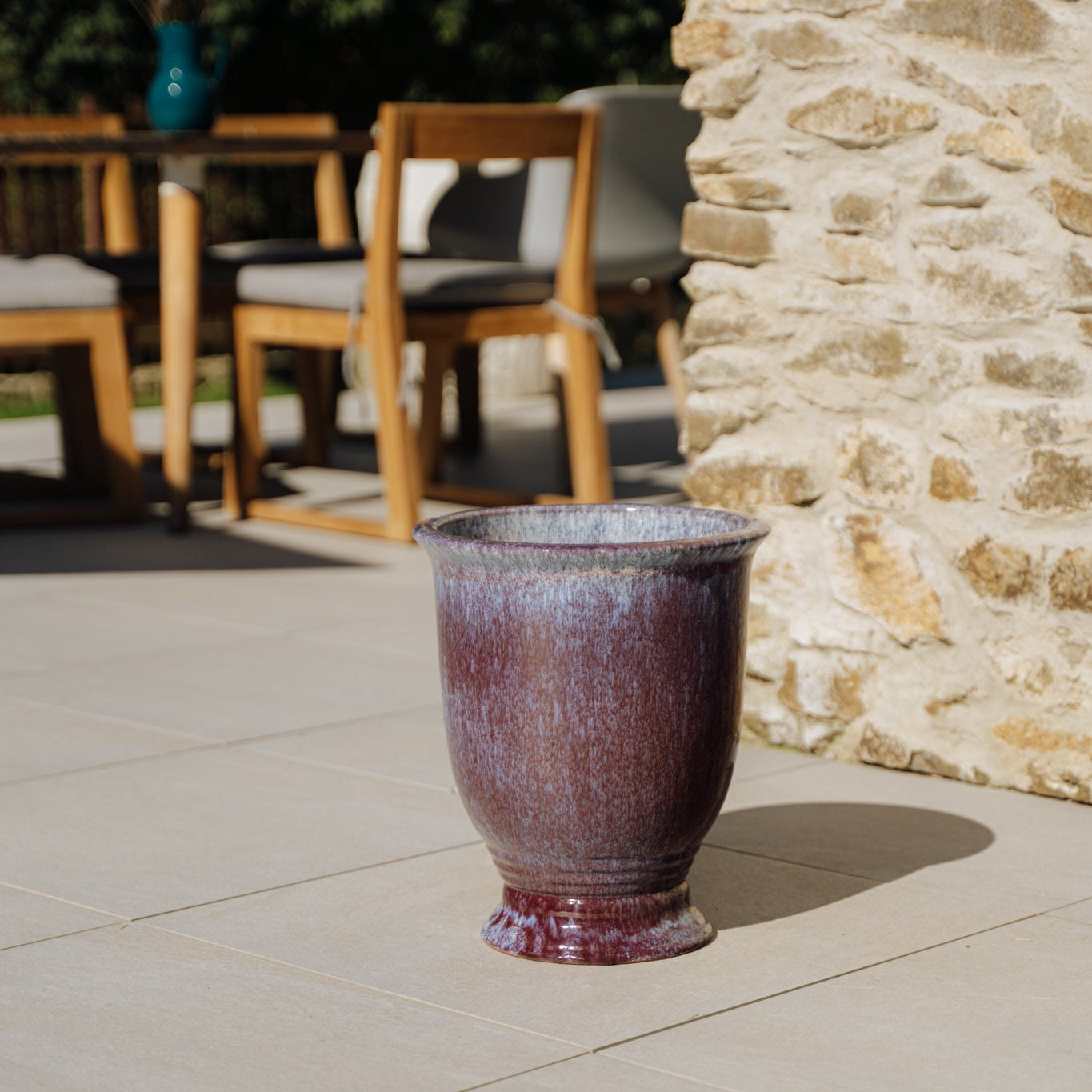 Keramický květináč Arthur - Fialová - Provencelia.cz