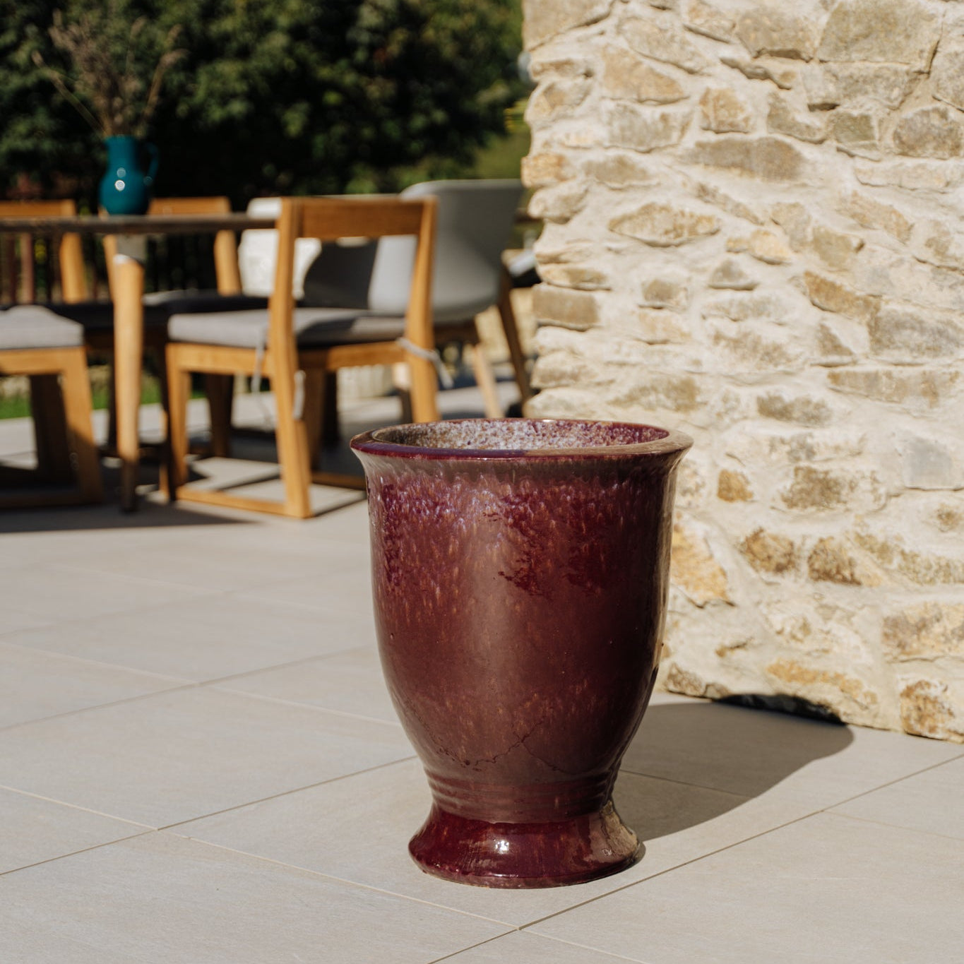 Keramický květináč Arthur - Fialová - Provencelia.cz