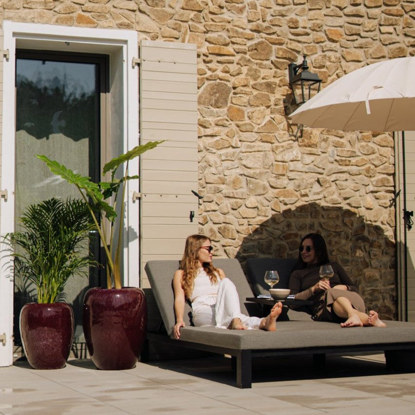 keramicky kvetinac galilee fialovy - Provencelia.cz