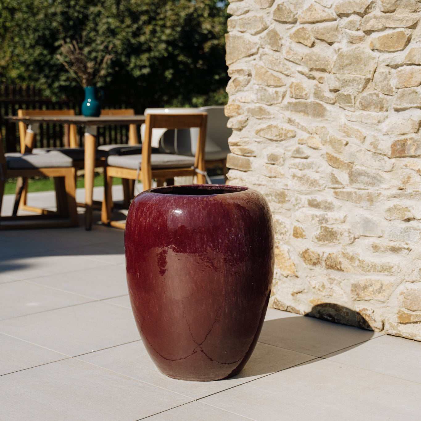 Keramický květináč Galiee - Fialová - Provencelia.cz