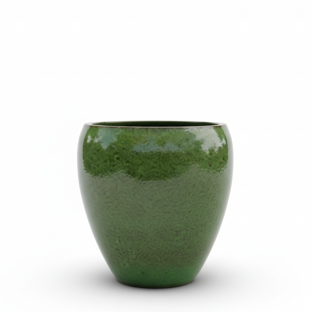 Keramický kvetináč LAFONTAINE - Tropická zelená