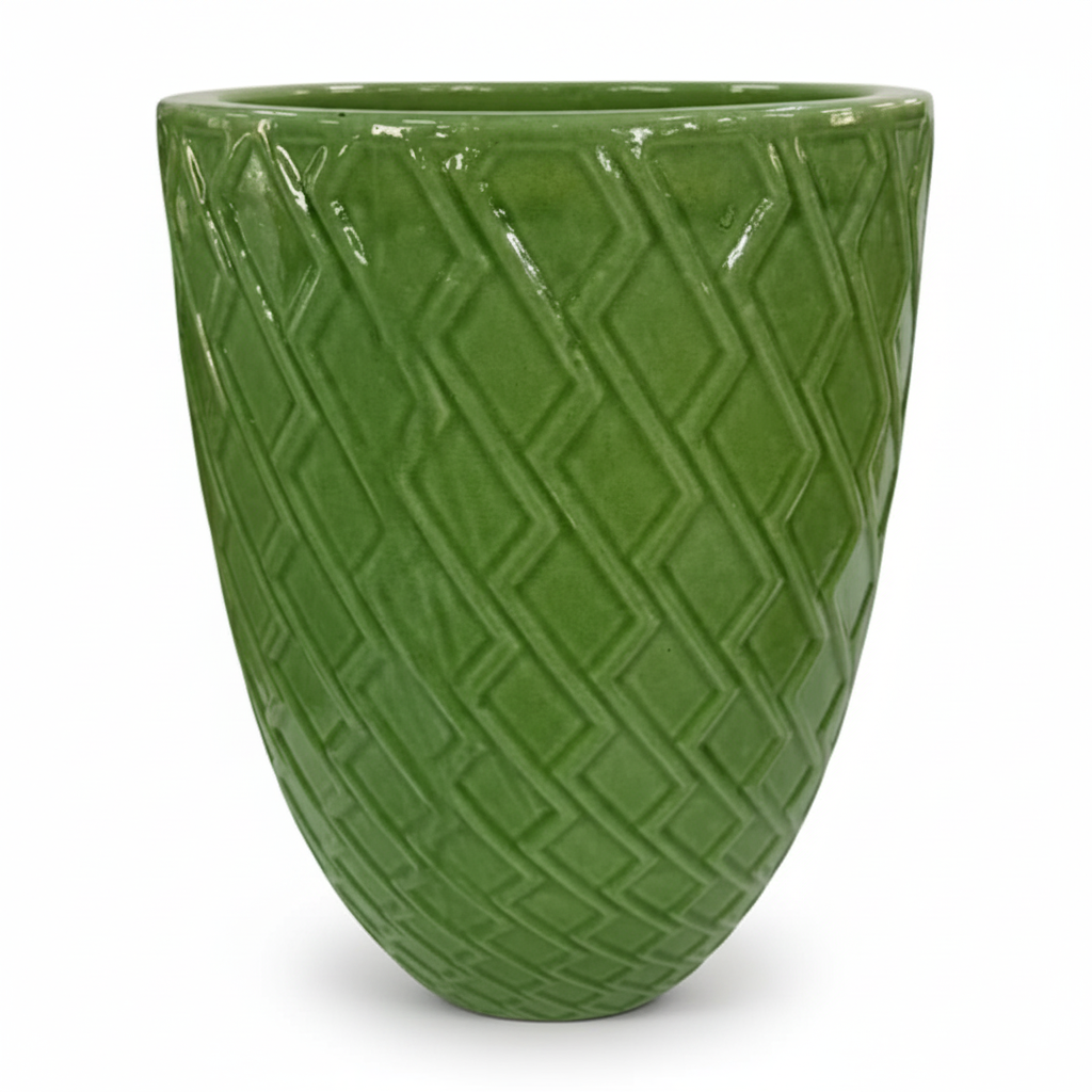 Keramický kvetináč Zeus - svetlomodrý