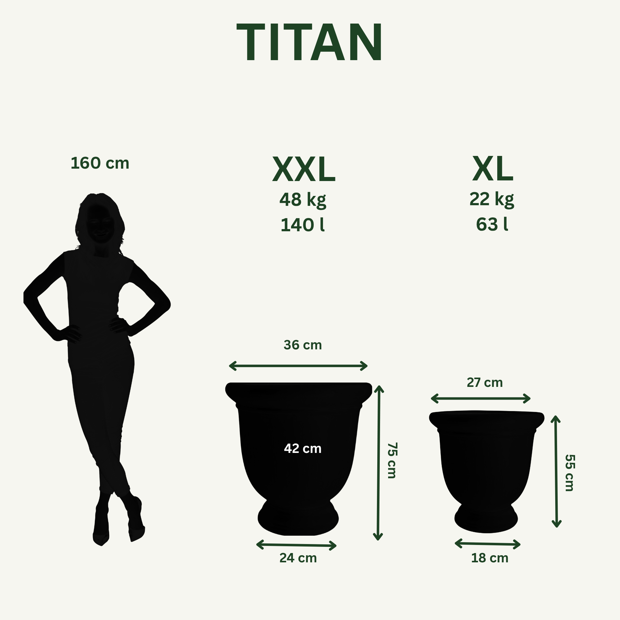 Veľký keramický kvetináč Titan - Tropická červená