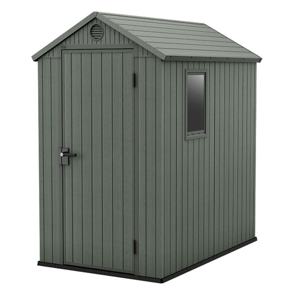 Keter Darwin 4×6 (2,3 m²) — záhradný domček, zelený