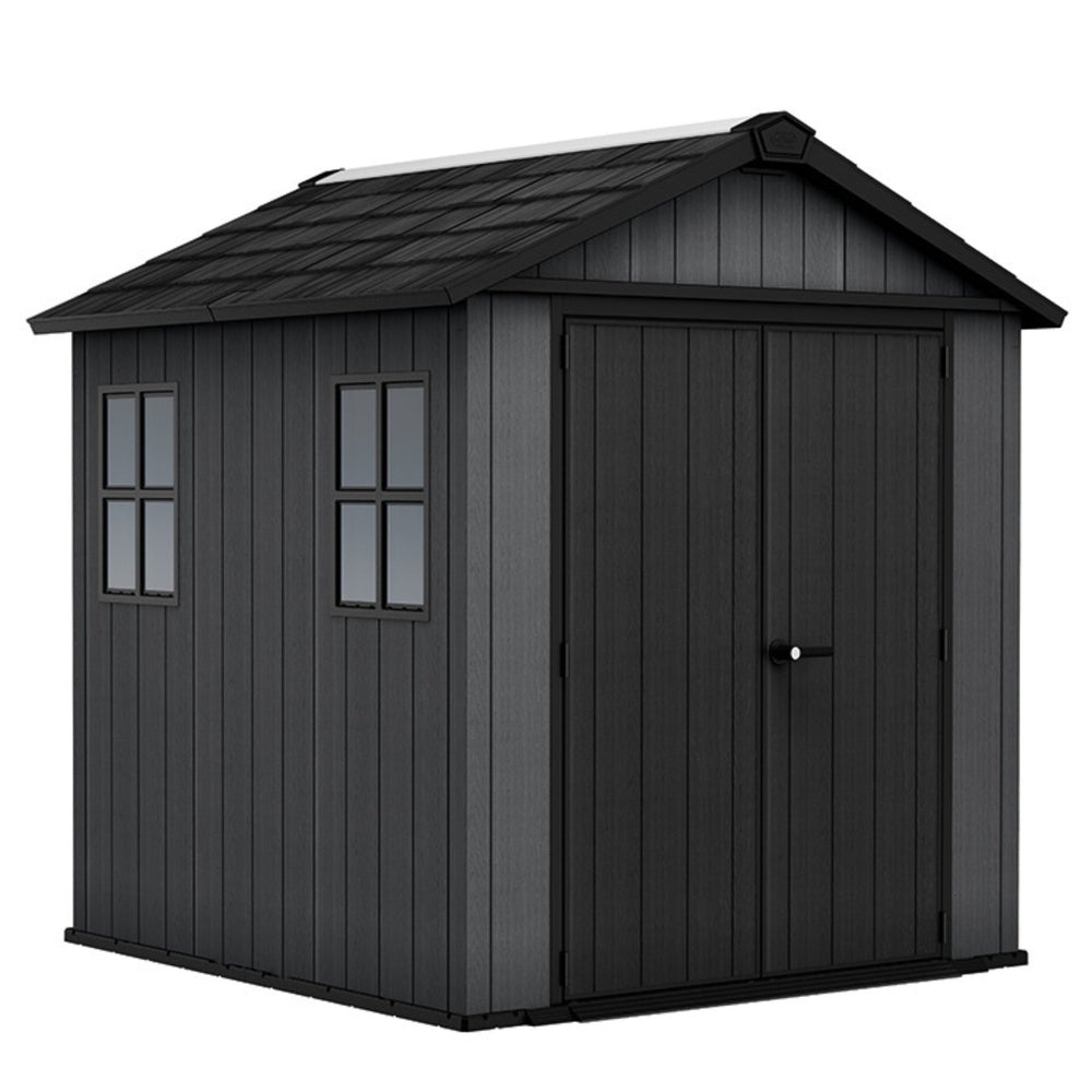 Keter Newton Plus 7×7,5 — záhradný domček, sivý