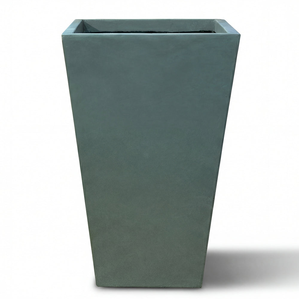 Betónový kvetináč AERIS - TmavoZelená - XXXL (60 x 60 x 102 cm)