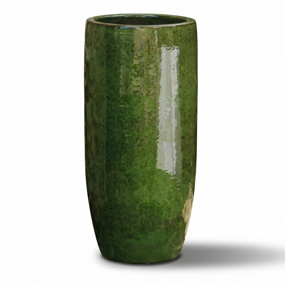 Keramicky kvetináč Athena - Tropická Zelená - XL (31 x 70 cm)